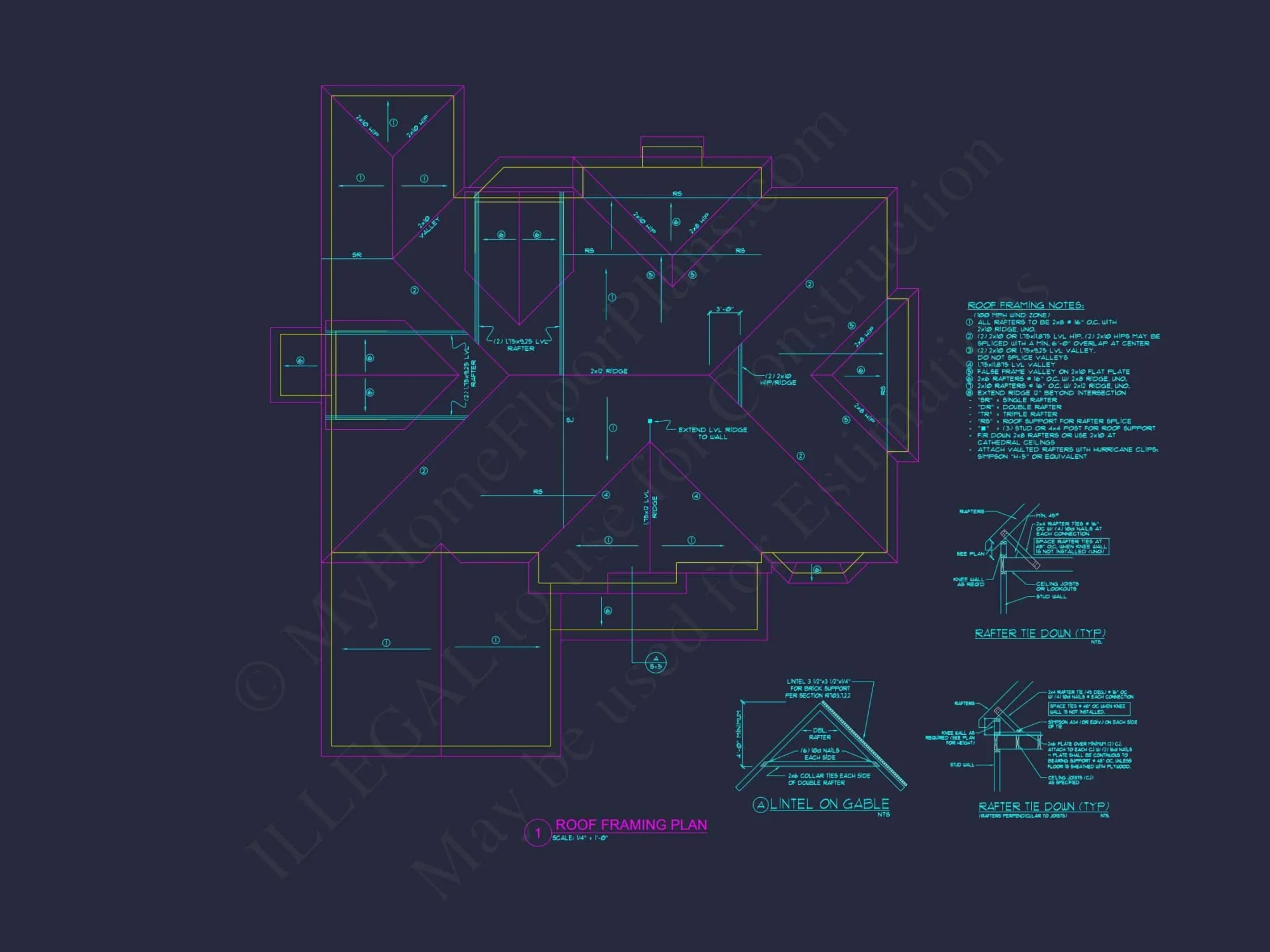 Colonial Revival house Plan: 3D Blueprint for Spacious Designs