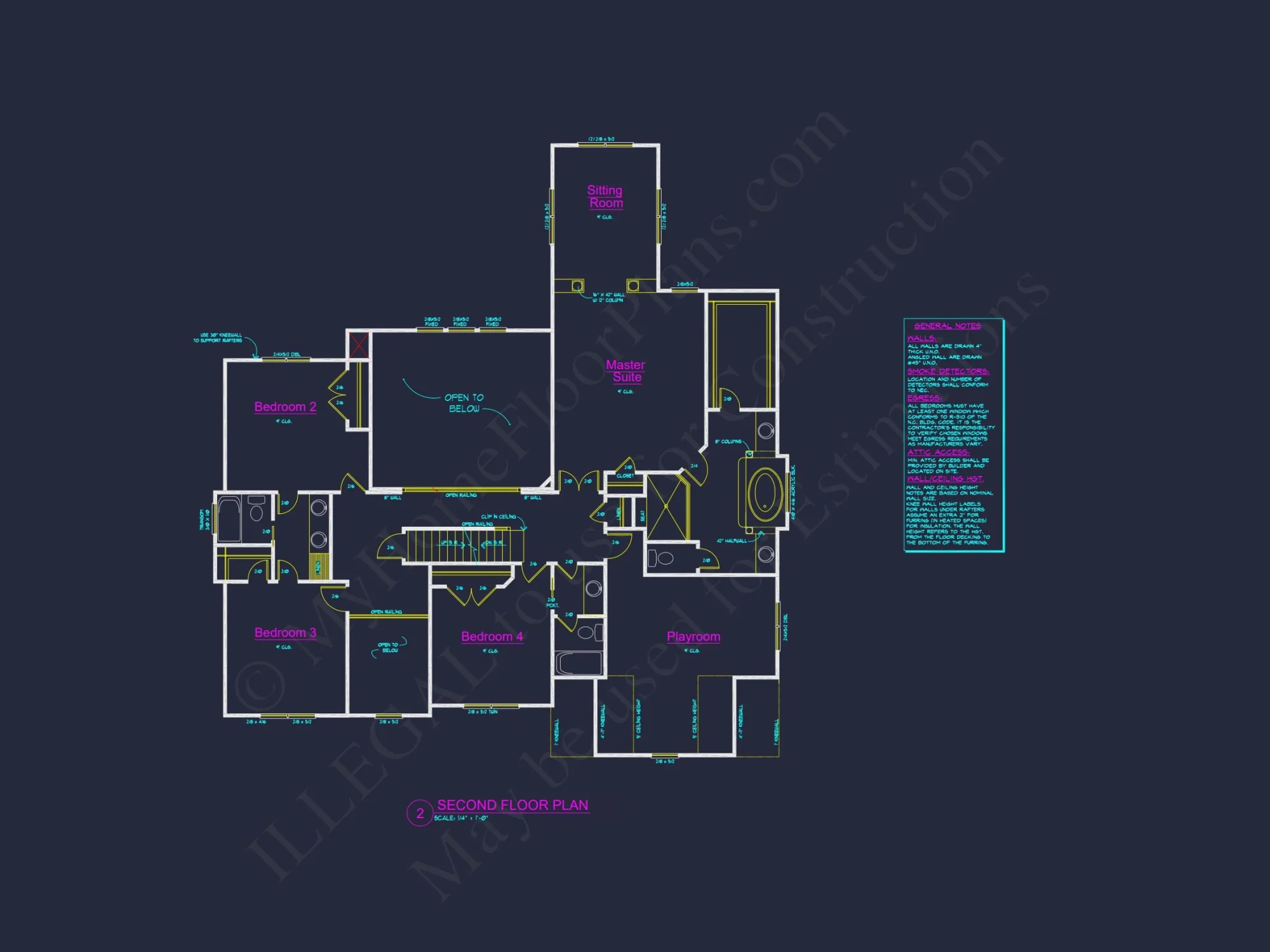 Spacious 2-Story house Plan with CAD Designs and 4 Elevations