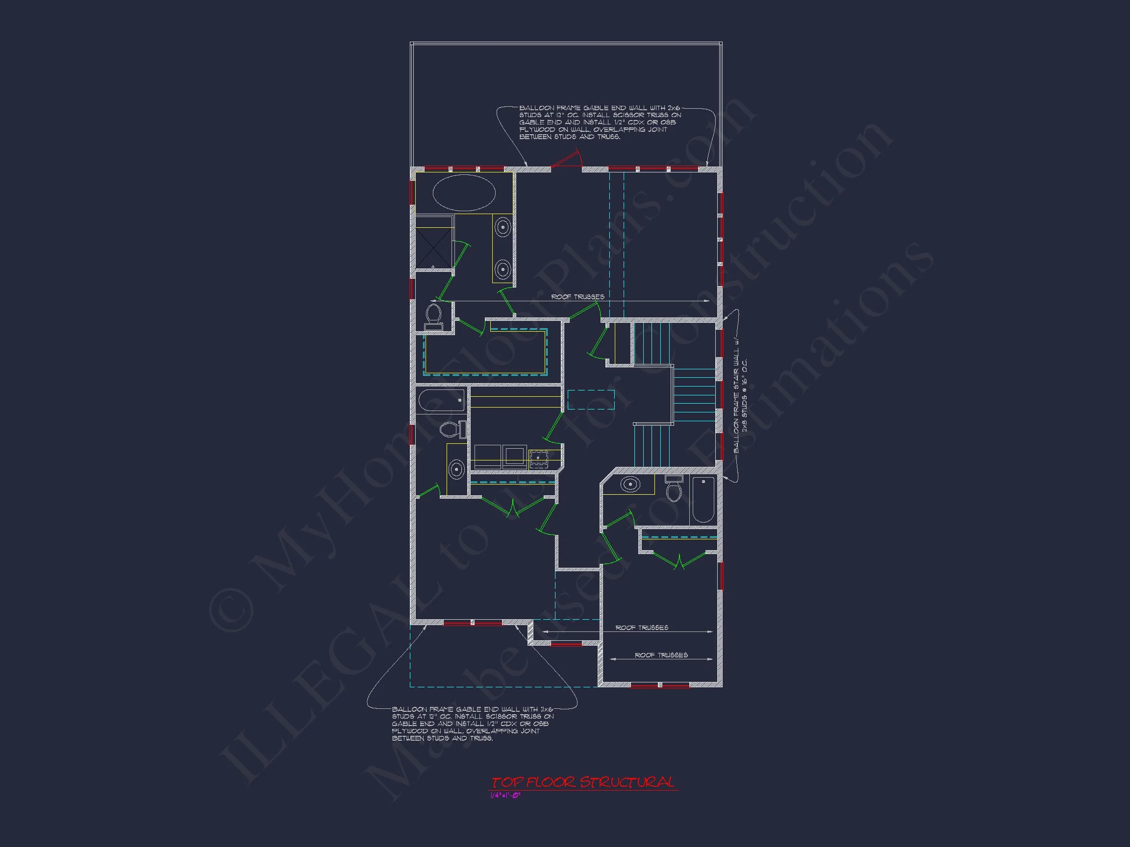 Elegant Beach house Plan with Detailed CAD Designs & Blueprints