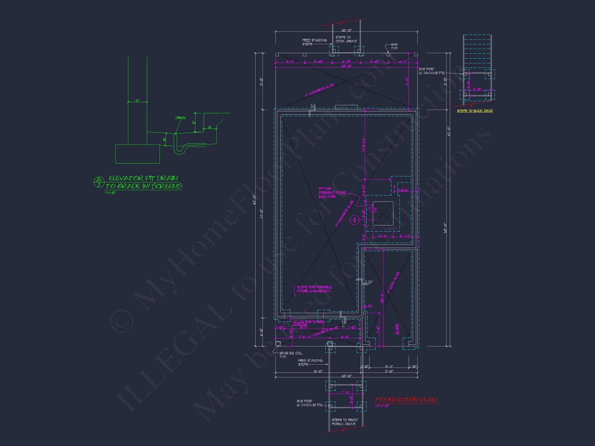 Elegant Beach house Plan with Detailed CAD Designs & Blueprints