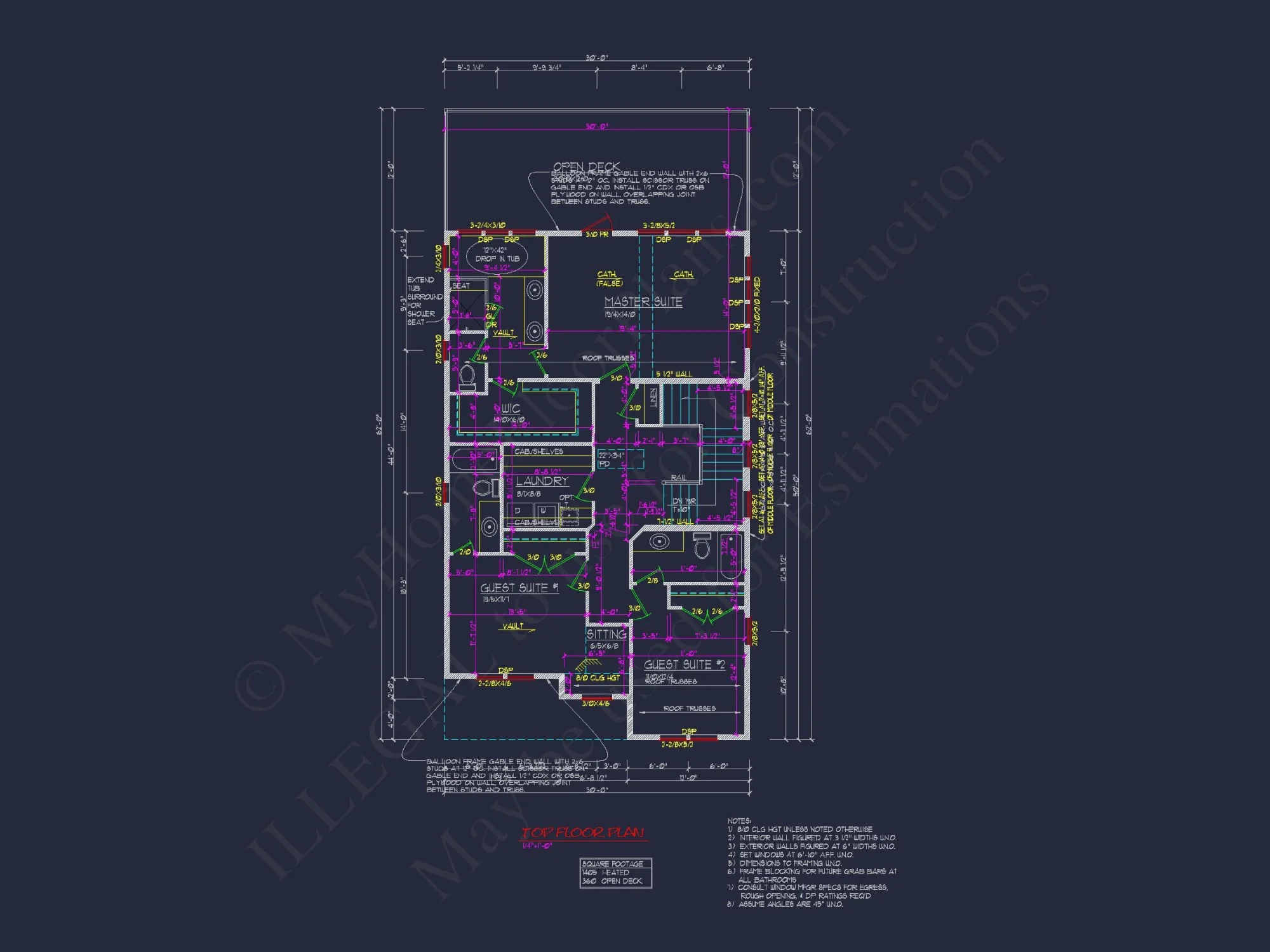 Elegant Beach house Plan with Detailed CAD Designs & Blueprints