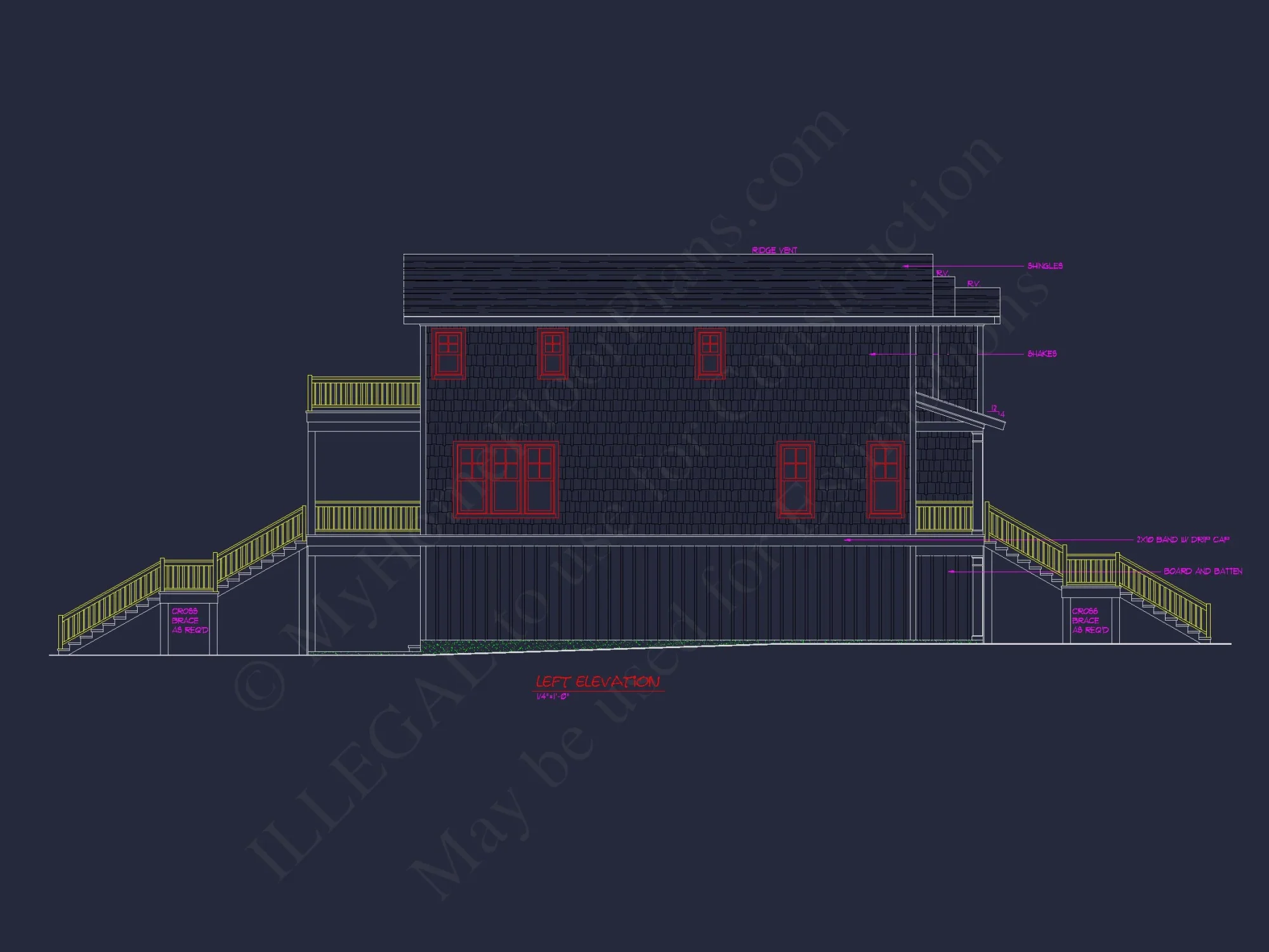 Elegant Beach house Plan with Detailed CAD Designs & Blueprints