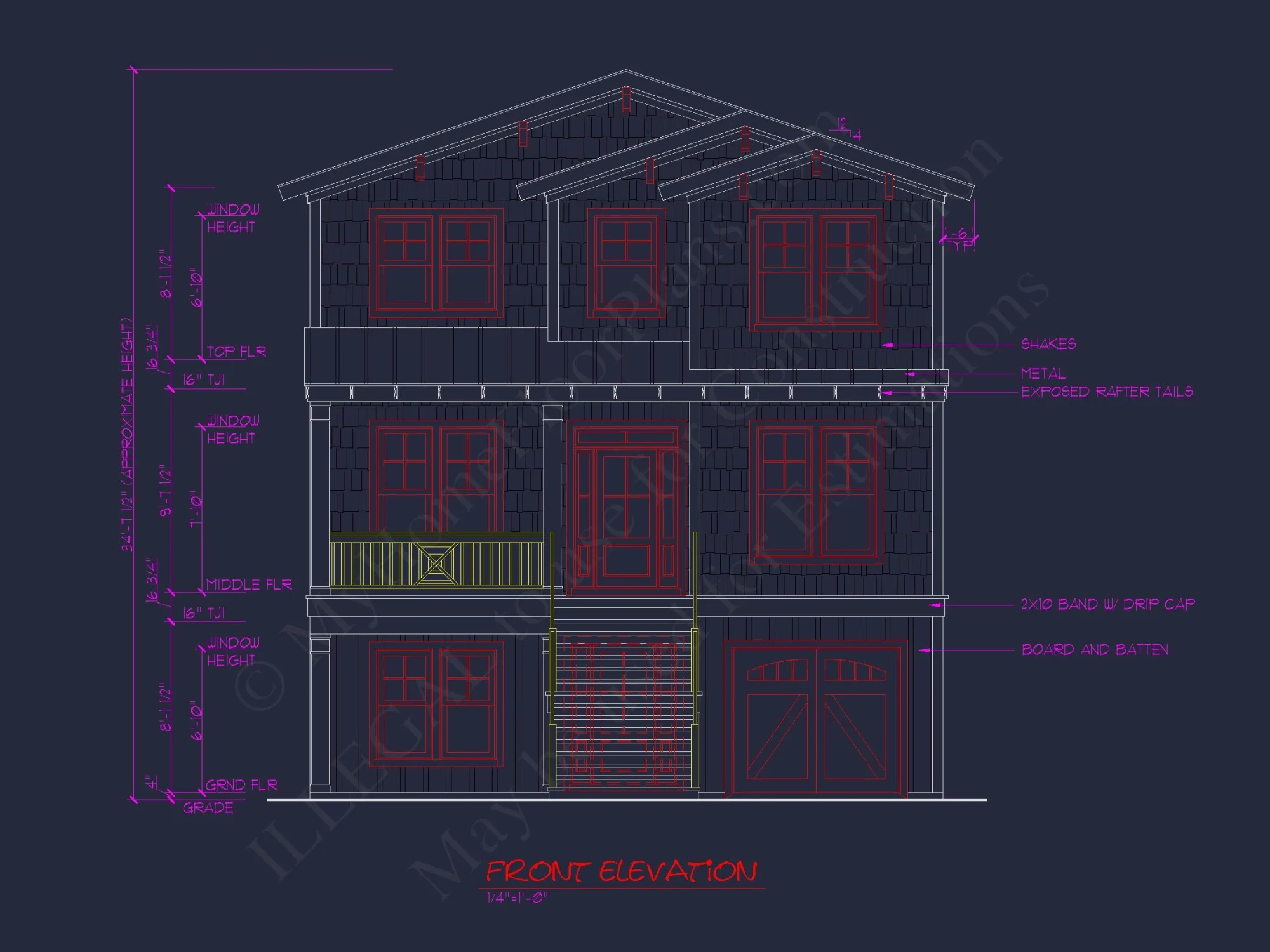Elegant Beach house Plan with Detailed CAD Designs & Blueprints