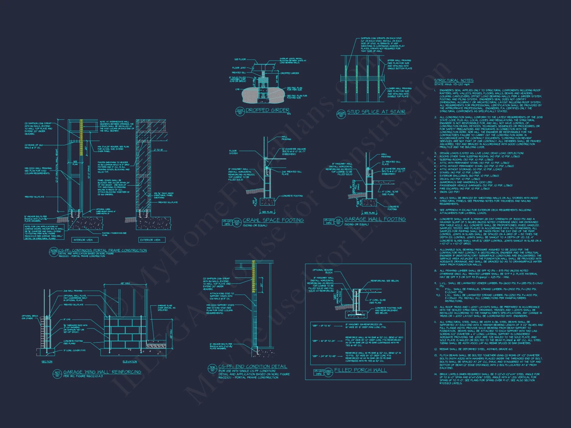 Colonial Farmhouse house Plan with CAD Designs and Floor Blueprint