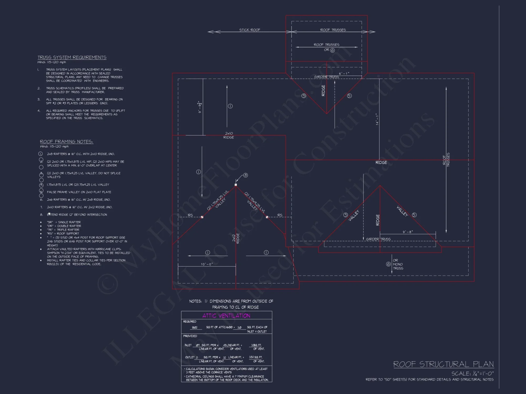 Colonial Revival house Plan with CAD Floor Plans and Designs