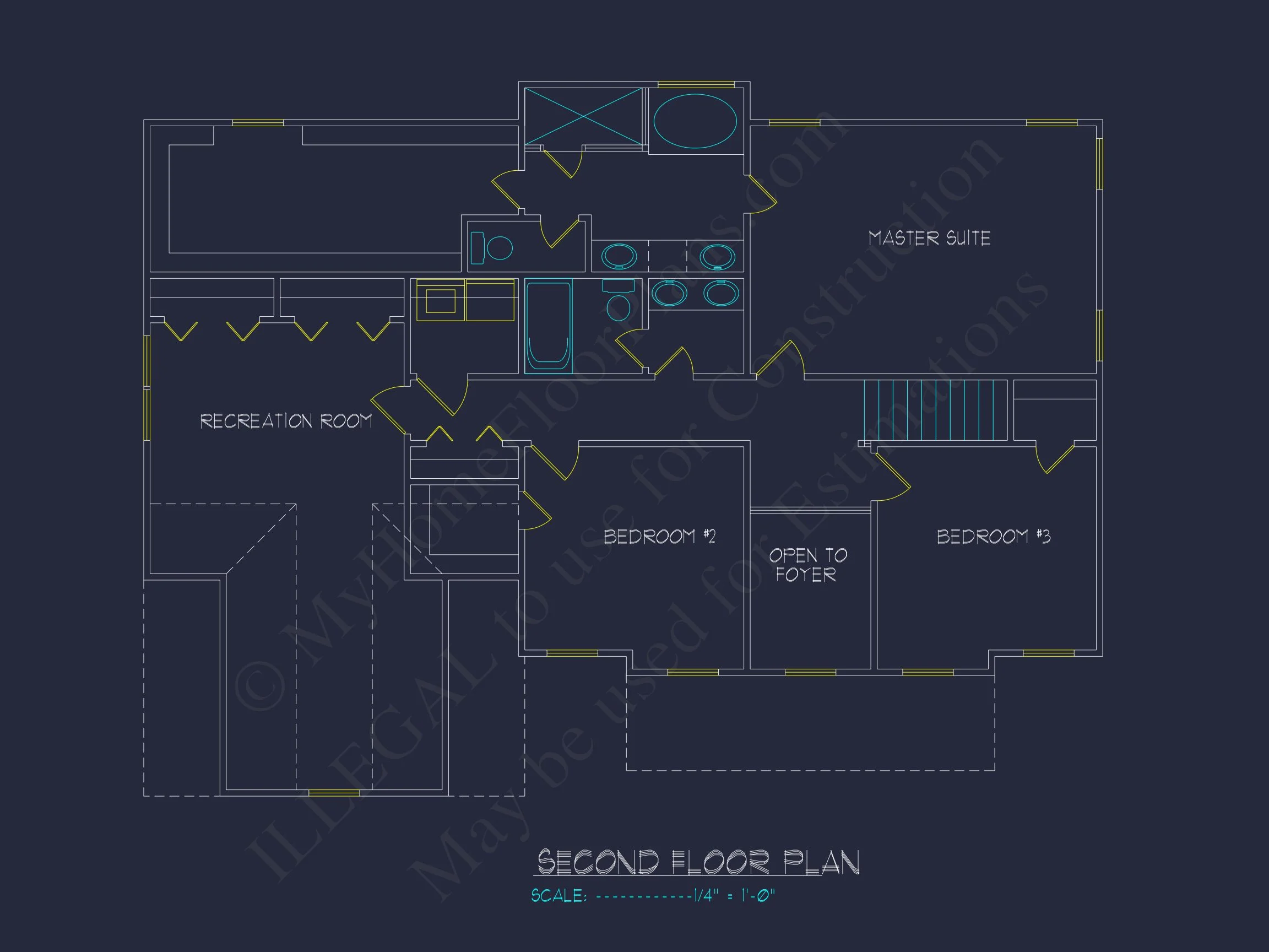 20-2161 HOUSE PLAN - Colonial Revival House Plan with CAD Floor Plans and Designs 4 Colonial Revival house Plan with CAD Floor Plans and Designs