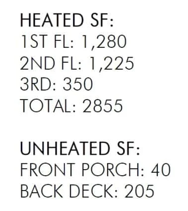 Modern Craftsman house Plan with 3-Story Floor Blueprint Designs