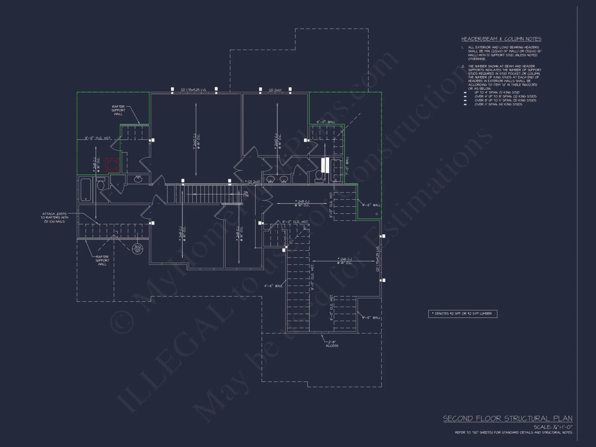 Modern Craftsman house Plan with Spacious Floor Design and CAD Blueprints
