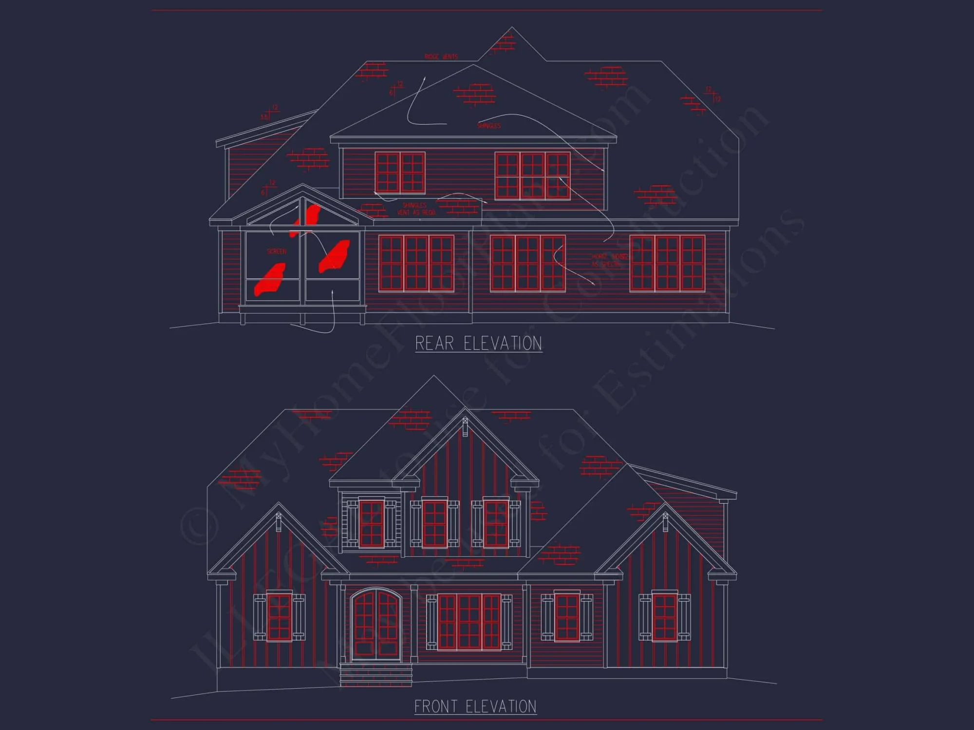 Modern Craftsman house Plan with Spacious Floor Design and CAD Blueprints