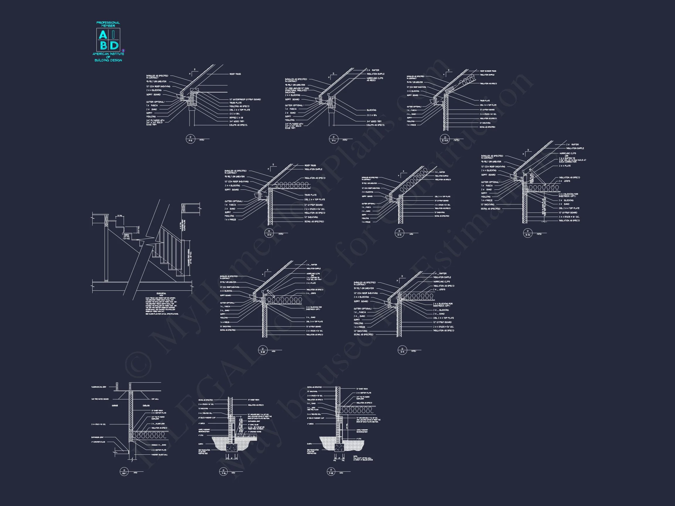 20-2088 HOUSE PLAN - Modern Craftsman House Plan with 1.5 Floors and Spacious Garage 13 Modern Craftsman house Plan with 1.5 Floors and Spacious Garage