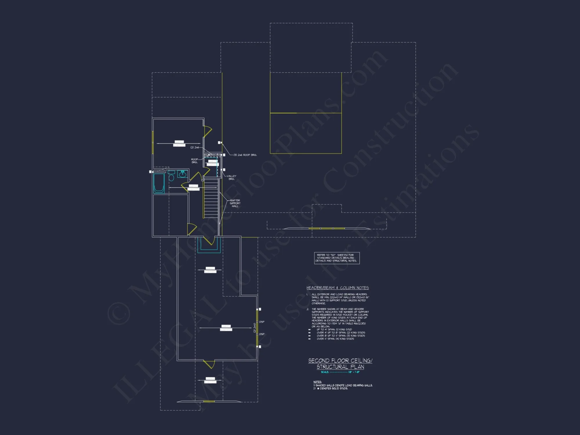 Modern Craftsman house Plan with 1.5 Floors and Spacious Garage