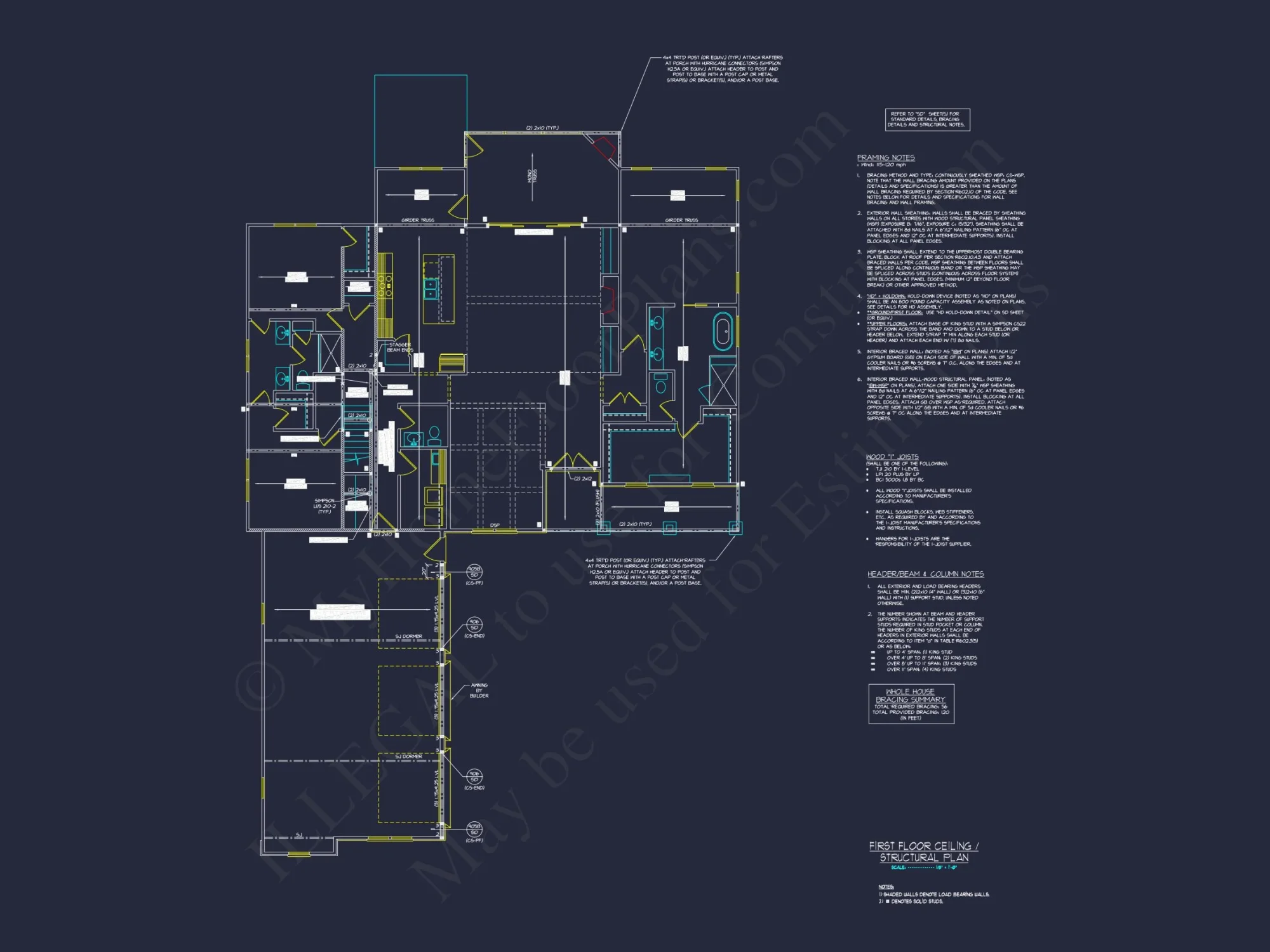 Modern Craftsman house Plan with 1.5 Floors and Spacious Garage