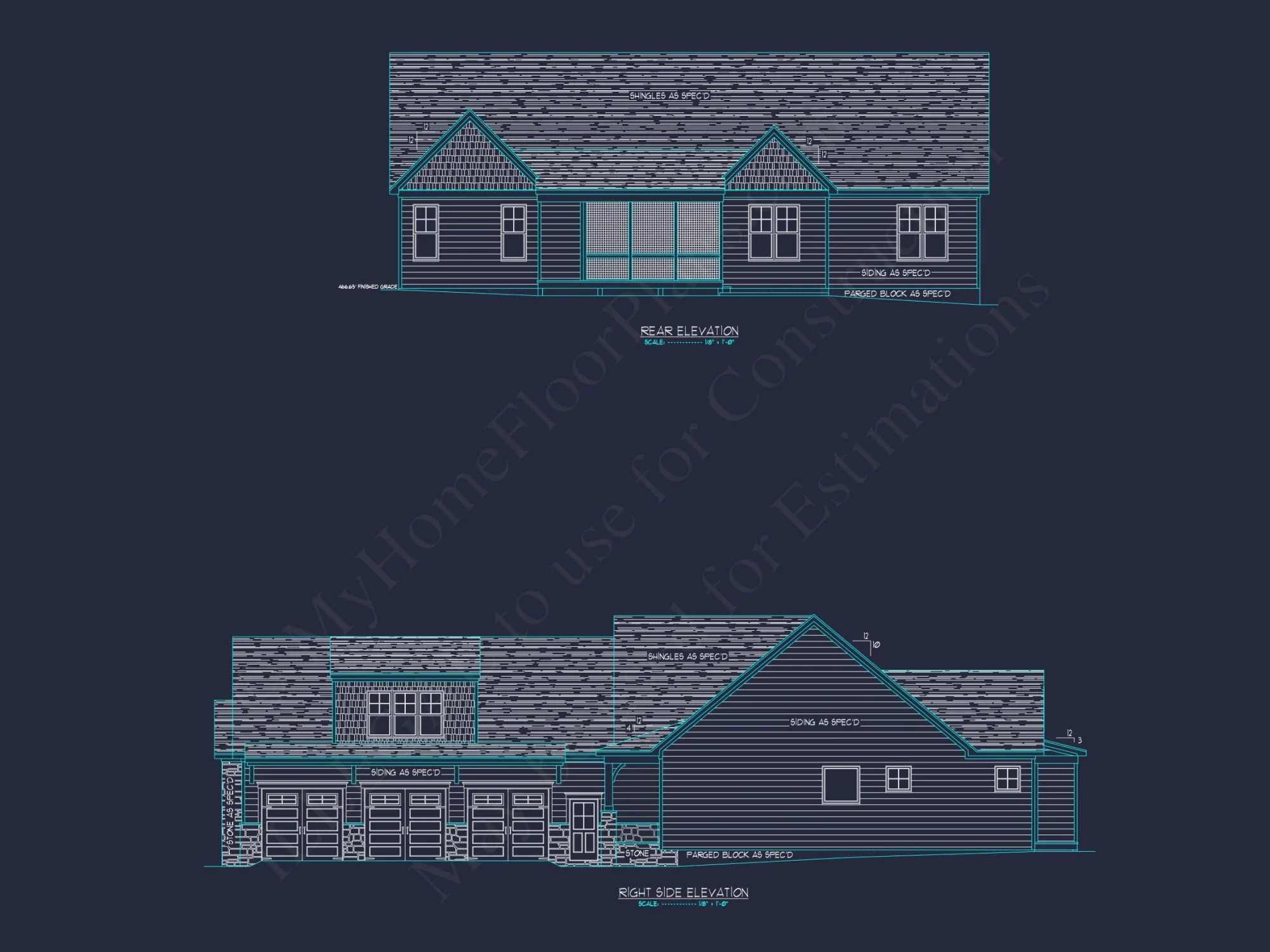 Modern Craftsman house Plan with 1.5 Floors and Spacious Garage