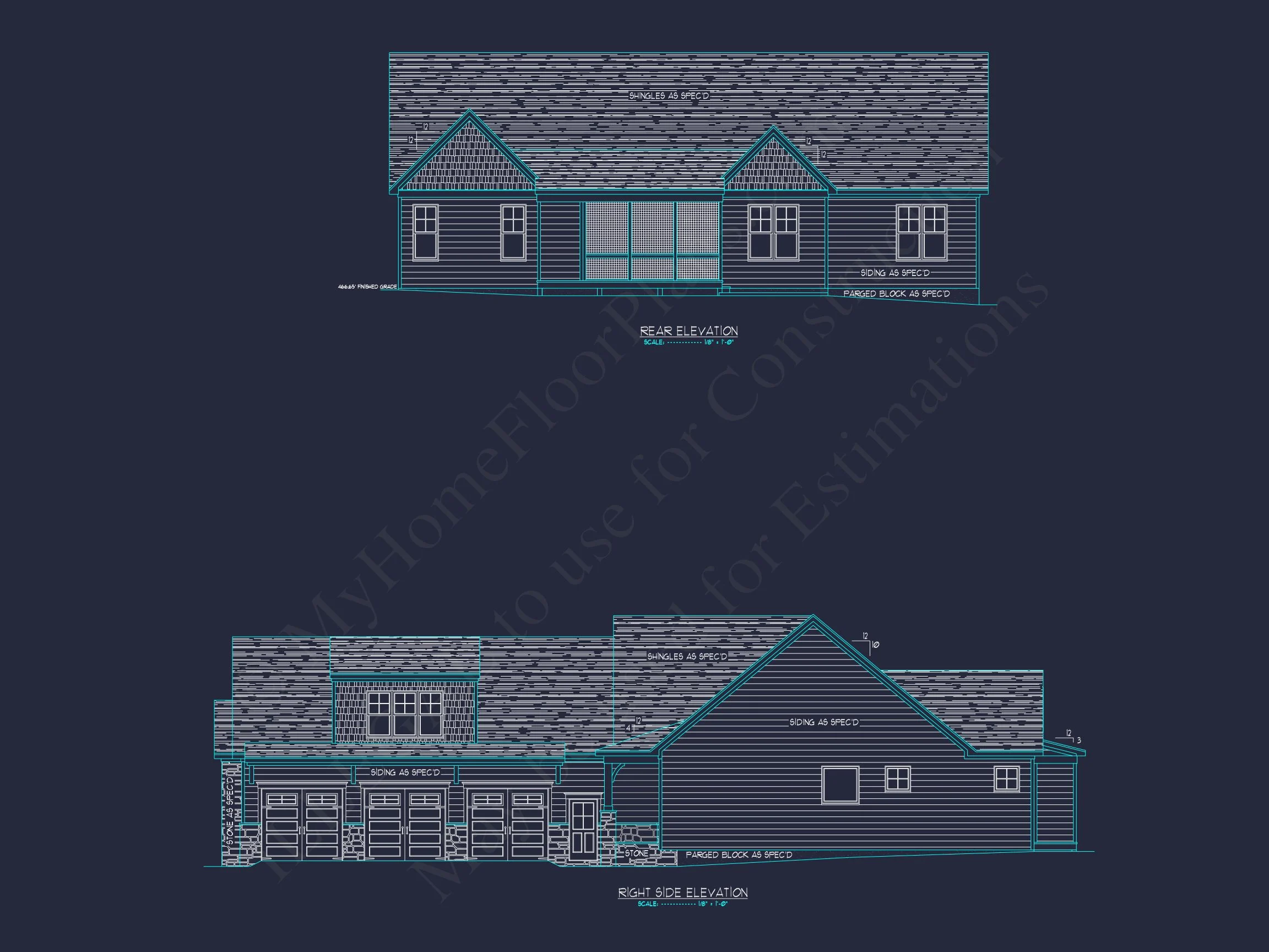 20-2088 HOUSE PLAN - Modern Craftsman House Plan with 1.5 Floors and Spacious Garage 3 Modern Craftsman house Plan with 1.5 Floors and Spacious Garage