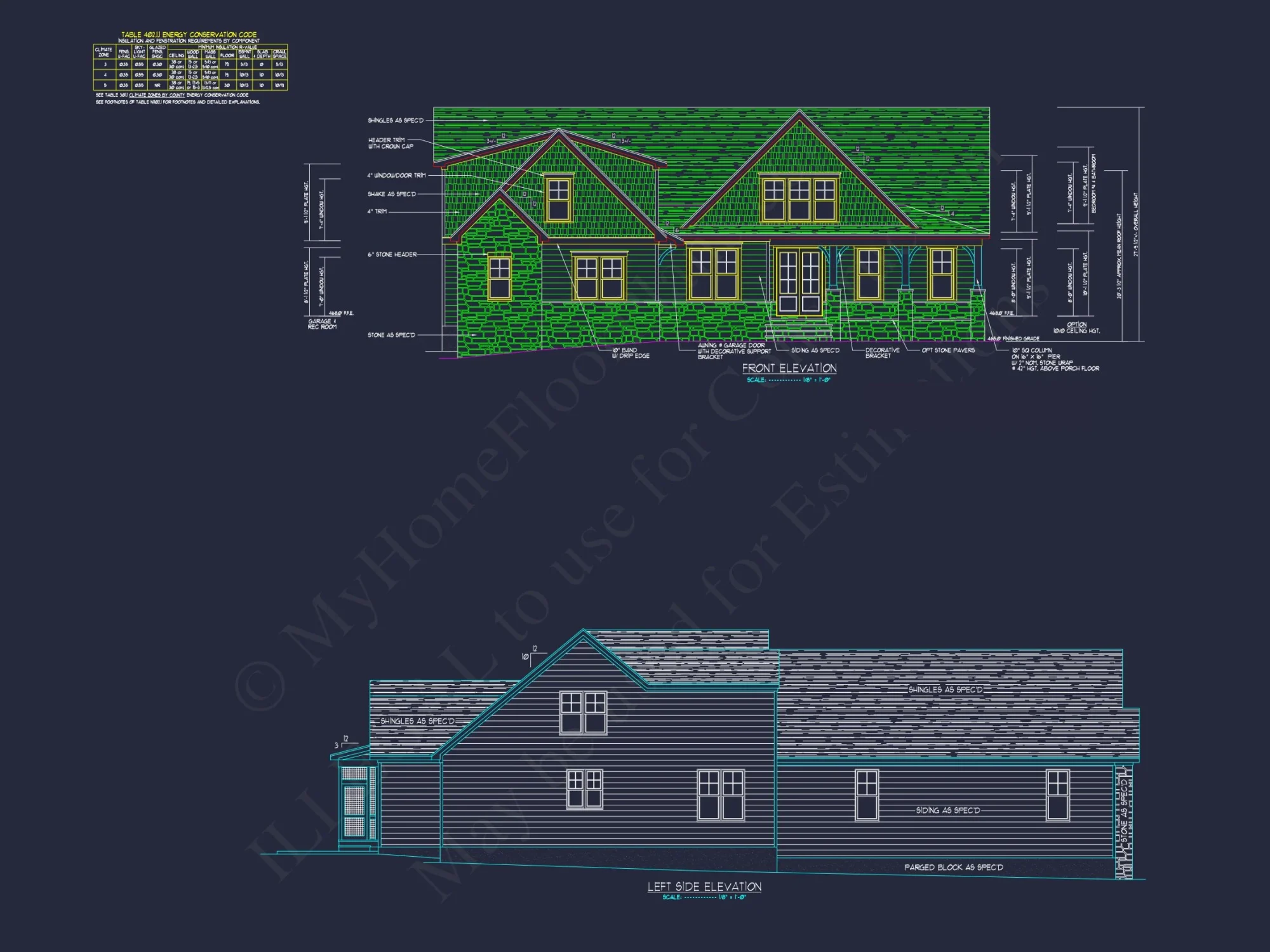 Modern Craftsman house Plan with 1.5 Floors and Spacious Garage