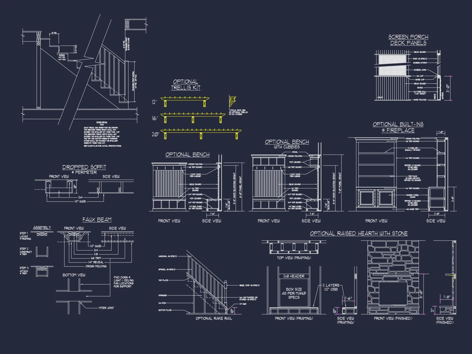 2-Story CAD Design Blueprint