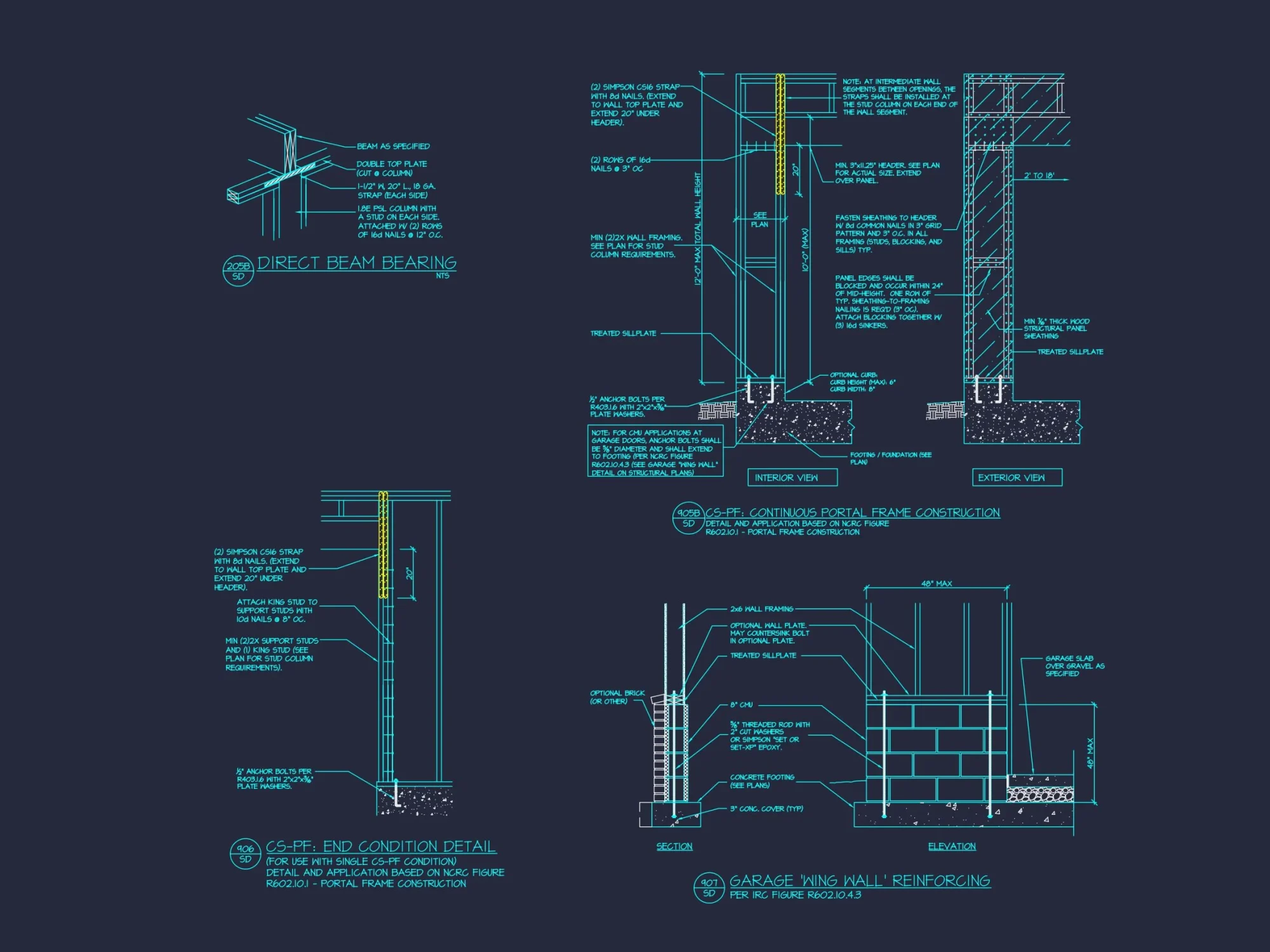 2-Story CAD Design Blueprint