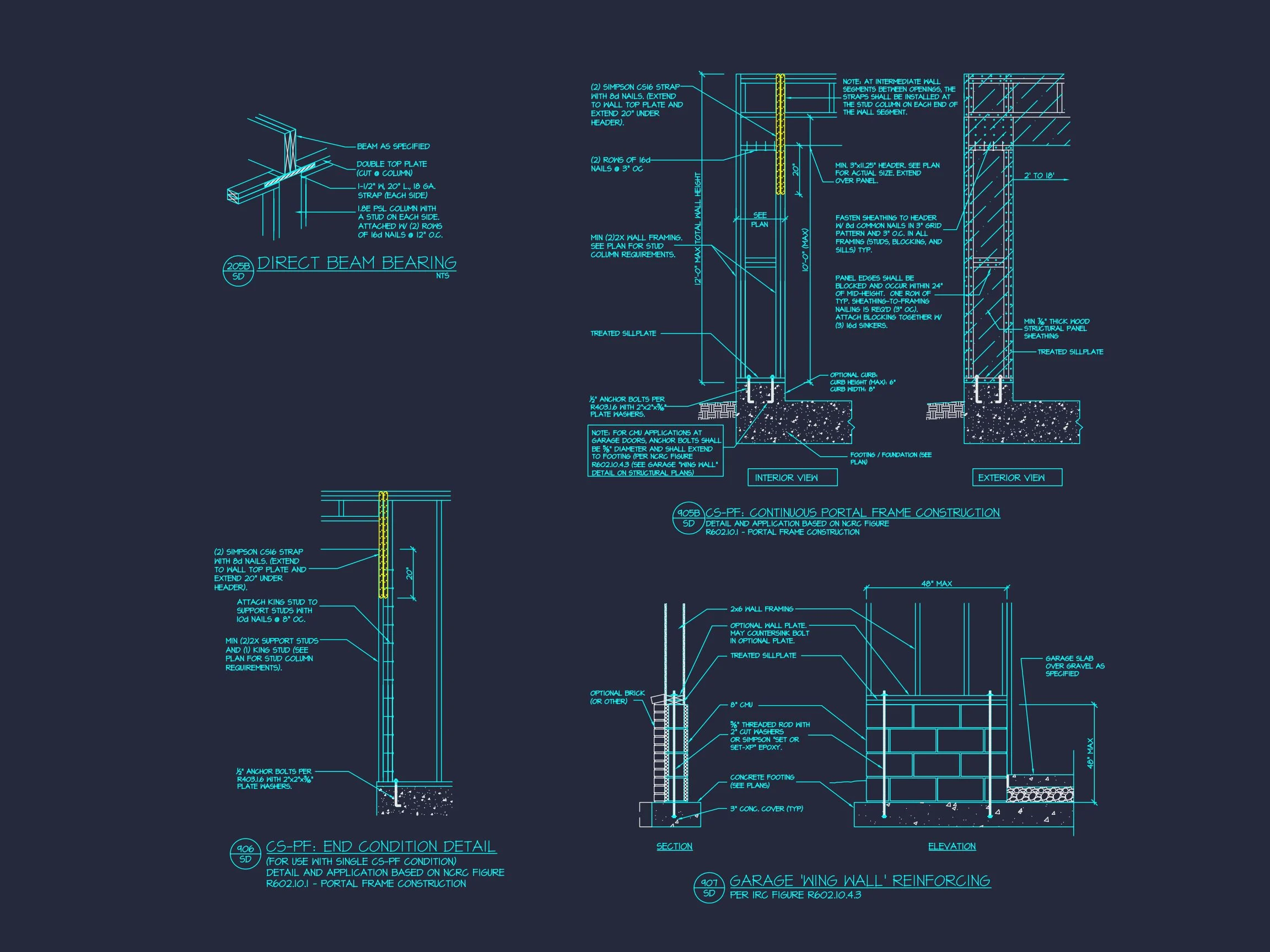 2-Story CAD Design Blueprint