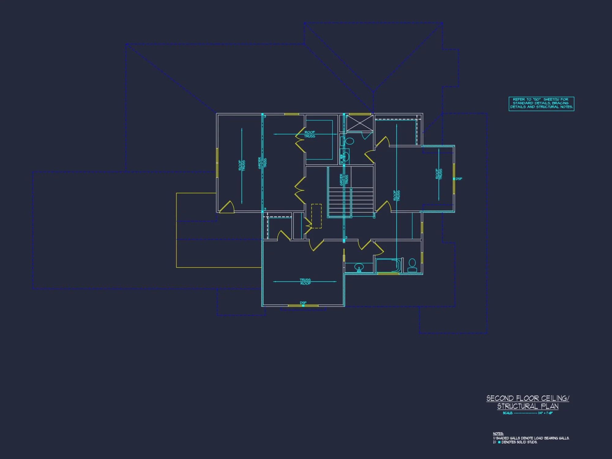 2-Story CAD Design Blueprint