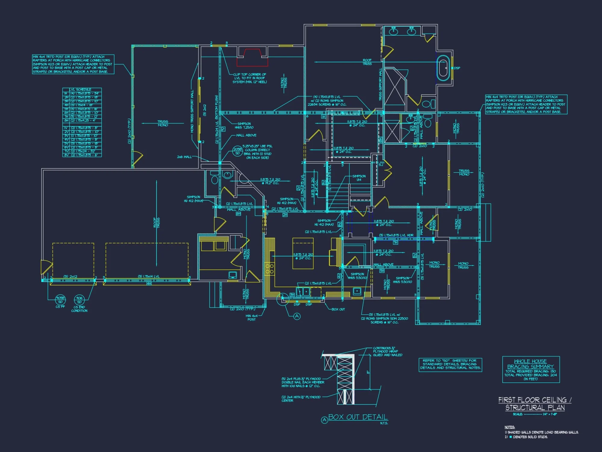 Architectural house Floor Plan