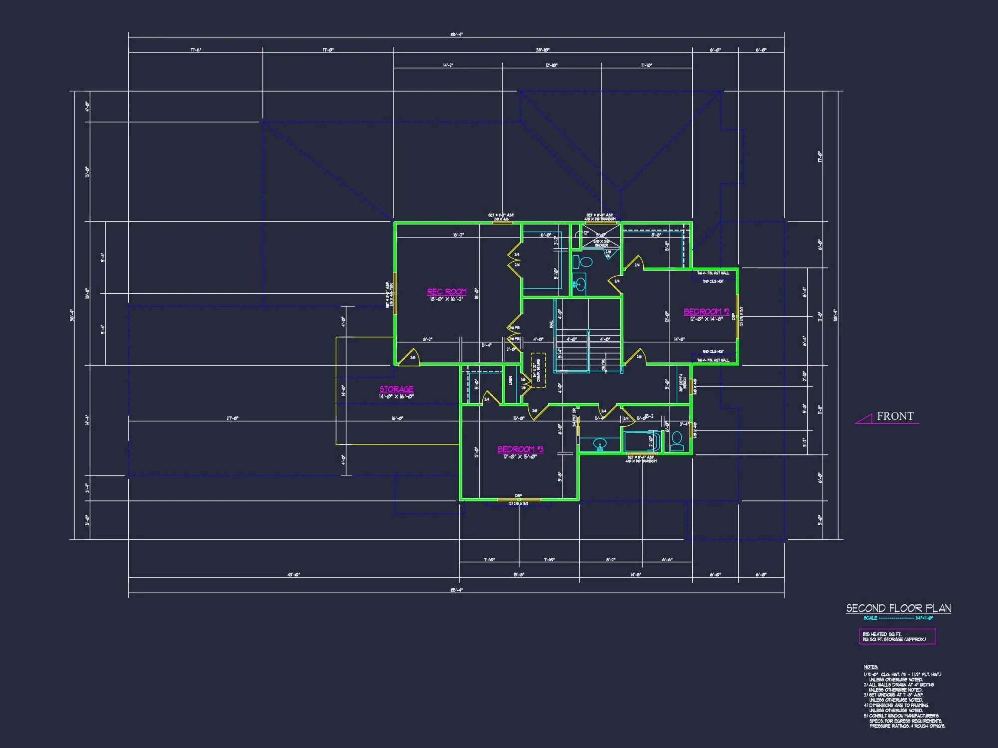 Architectural house Floor Plan