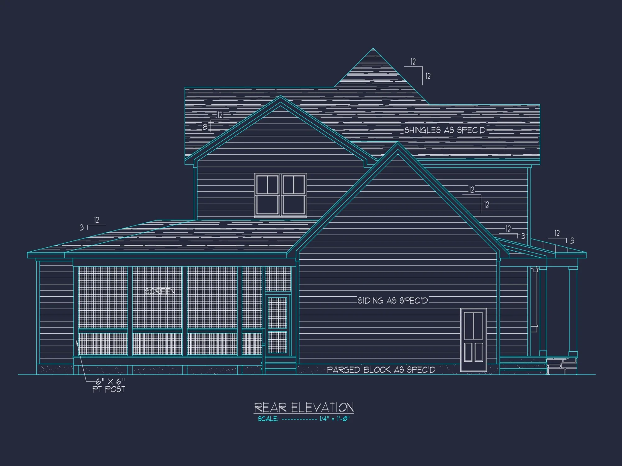 Architectural house Floor Plan
