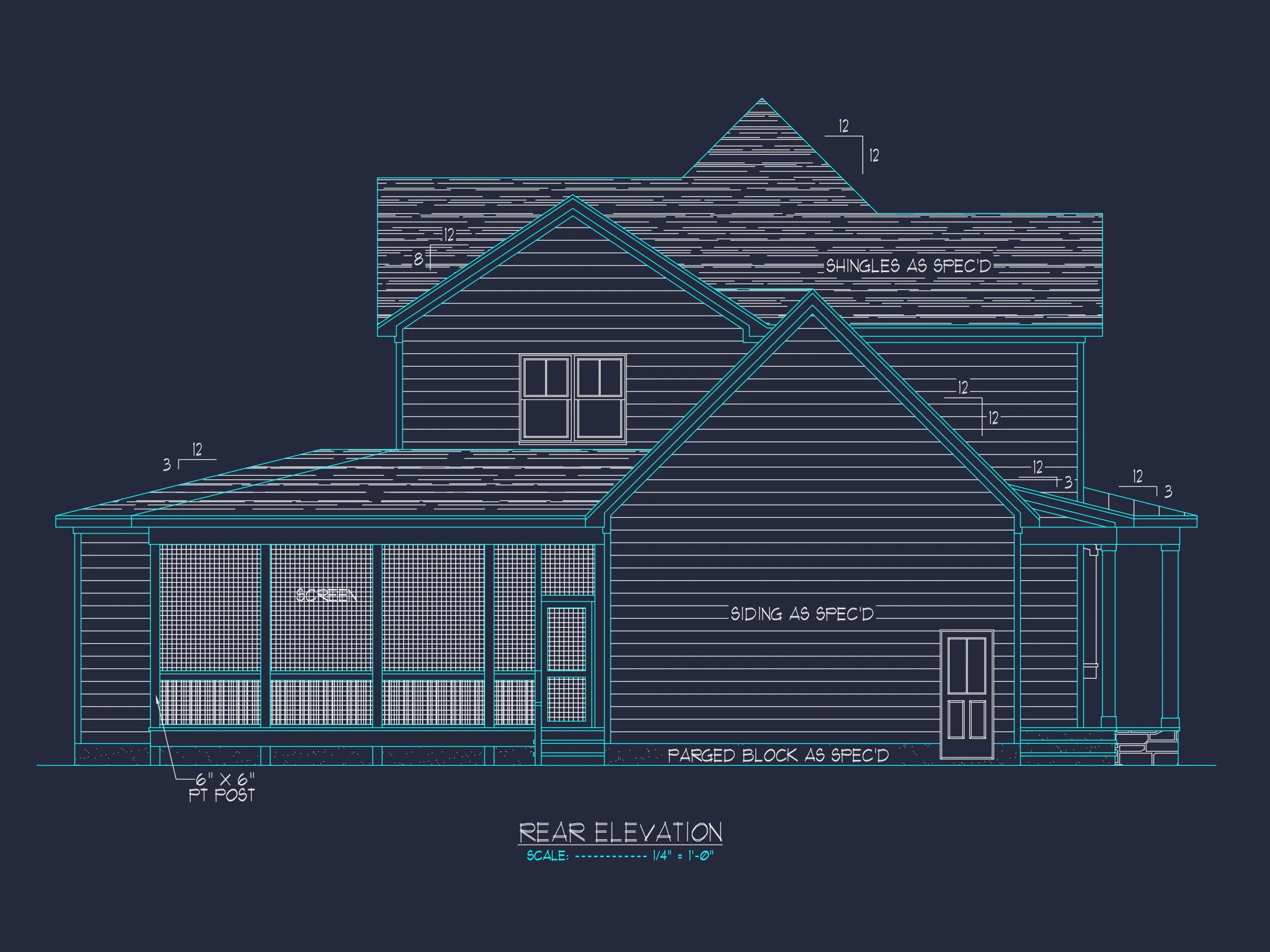 Architectural house Floor Plan