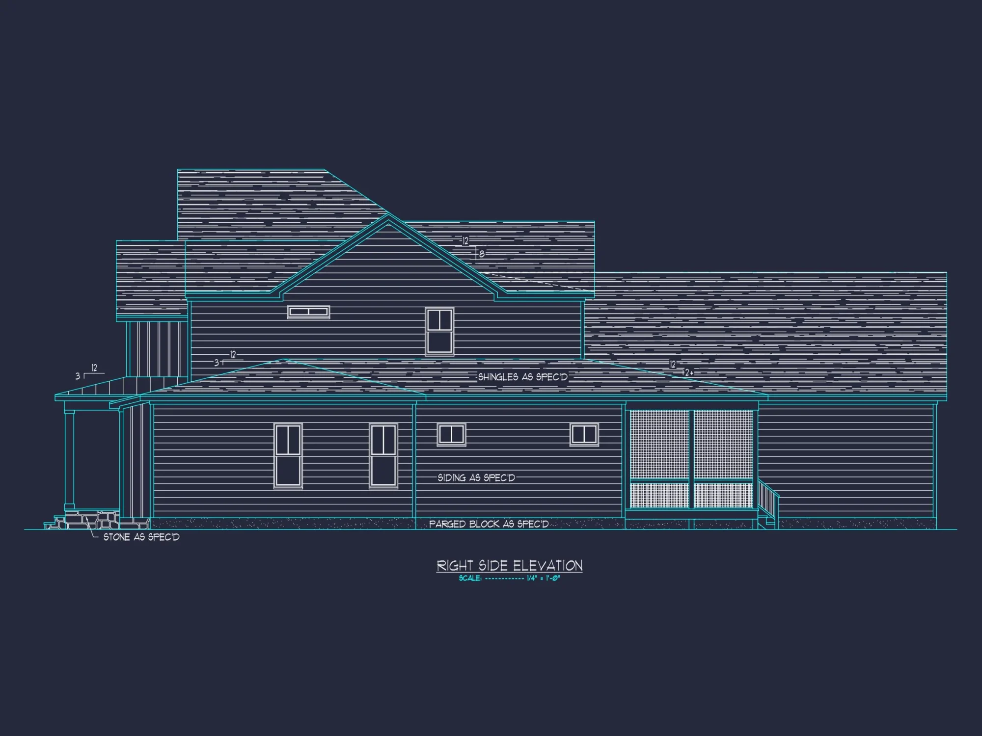 2-Story CAD Design Blueprint