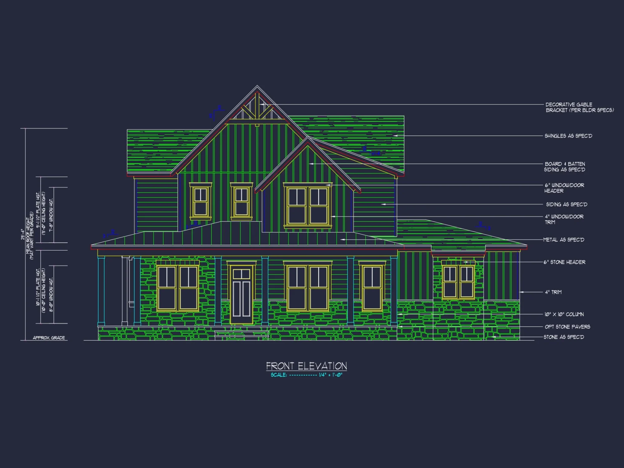 2-Story CAD Design Blueprint