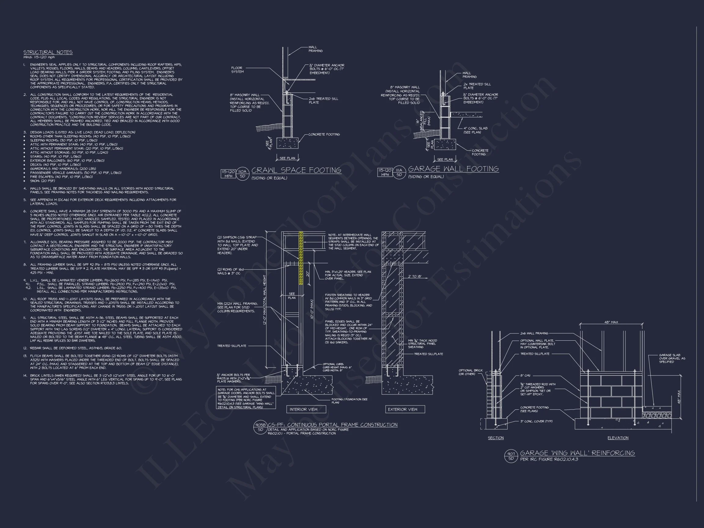 20-2038 HOUSE PLAN - Elegant House Plan with 4 Bedrooms, CAD Designs & Blueprint Layout 14 Elegant house Plan with 4 Bedrooms, CAD Designs & Blueprint Layout
