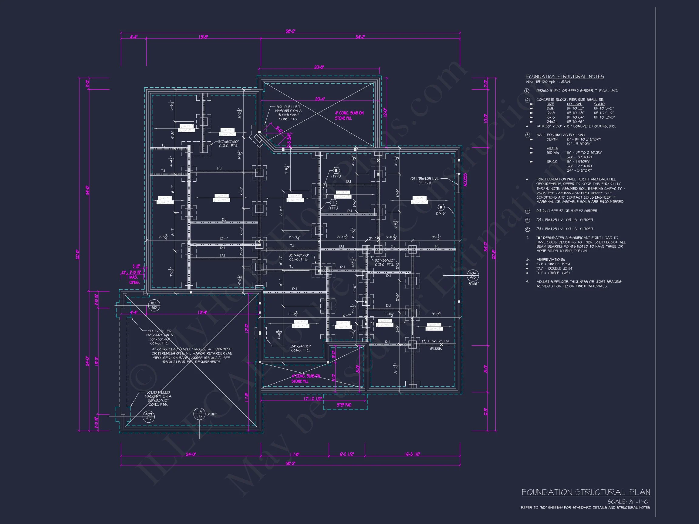 20-2038 HOUSE PLAN - Elegant House Plan with 4 Bedrooms, CAD Designs & Blueprint Layout 10 Elegant house Plan with 4 Bedrooms, CAD Designs & Blueprint Layout