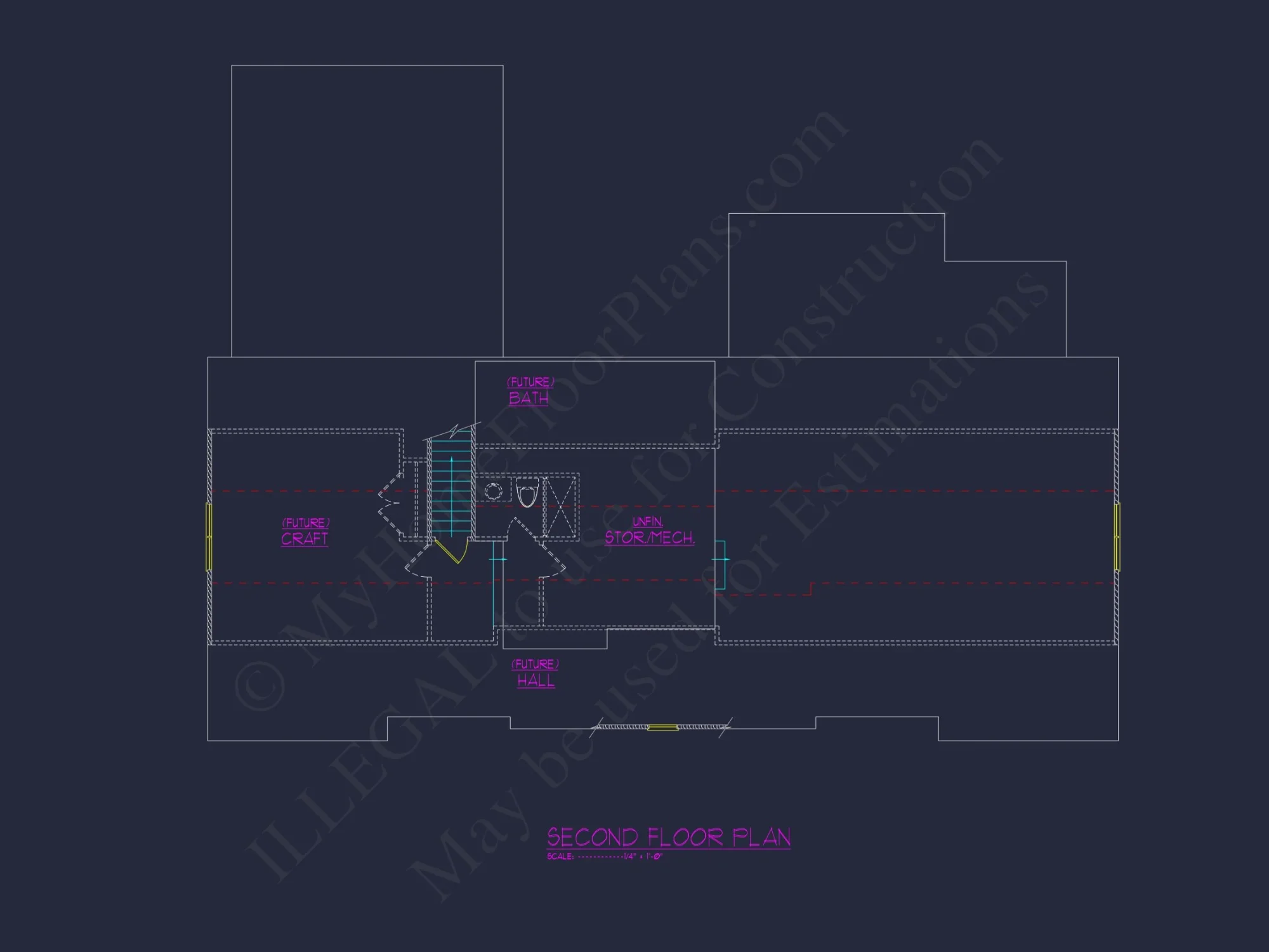 Stylish Modern Craftsman Floor Plan with Open Design