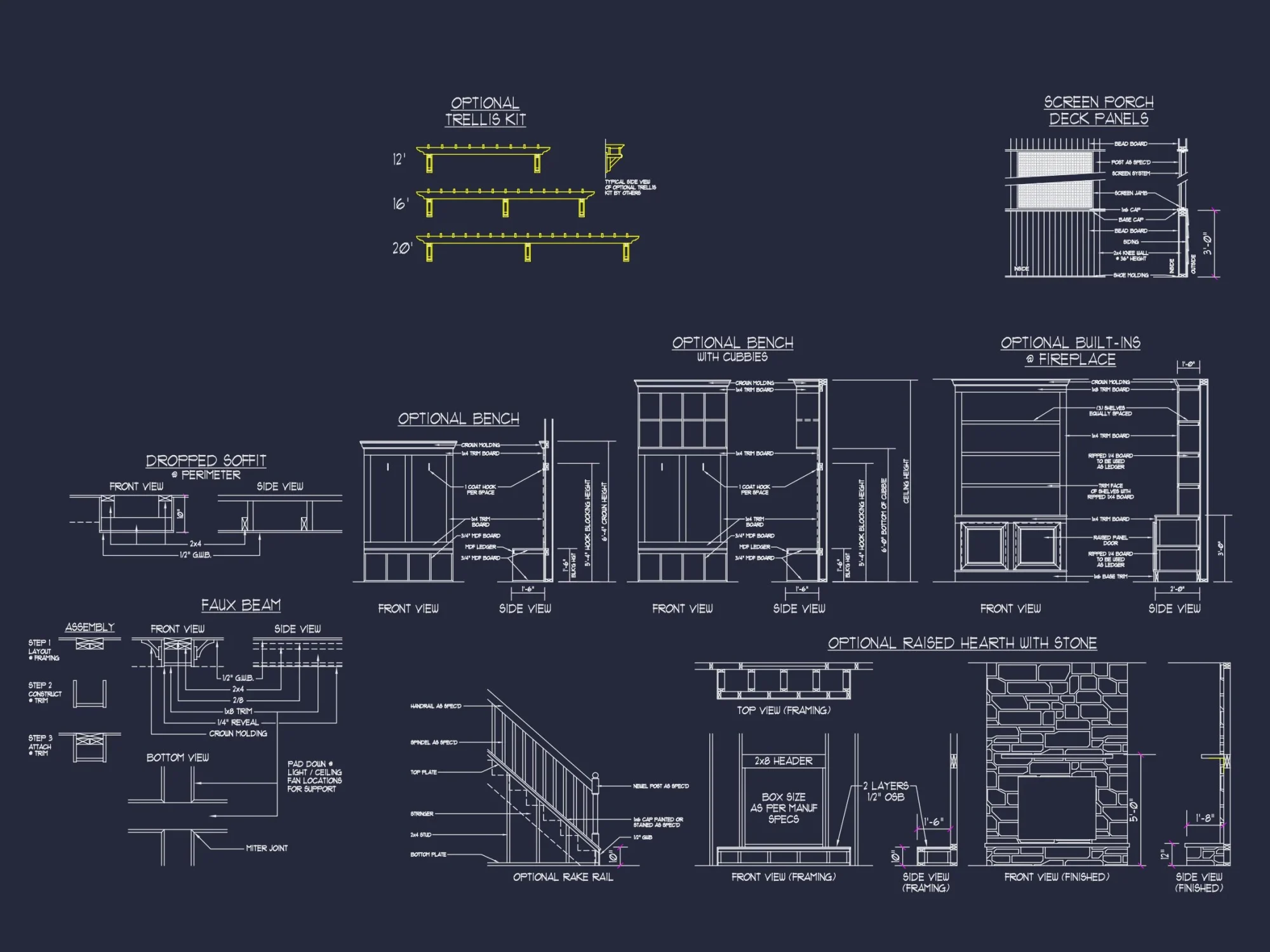 Charming 2-Story house Plan with CAD Designs and Blueprints