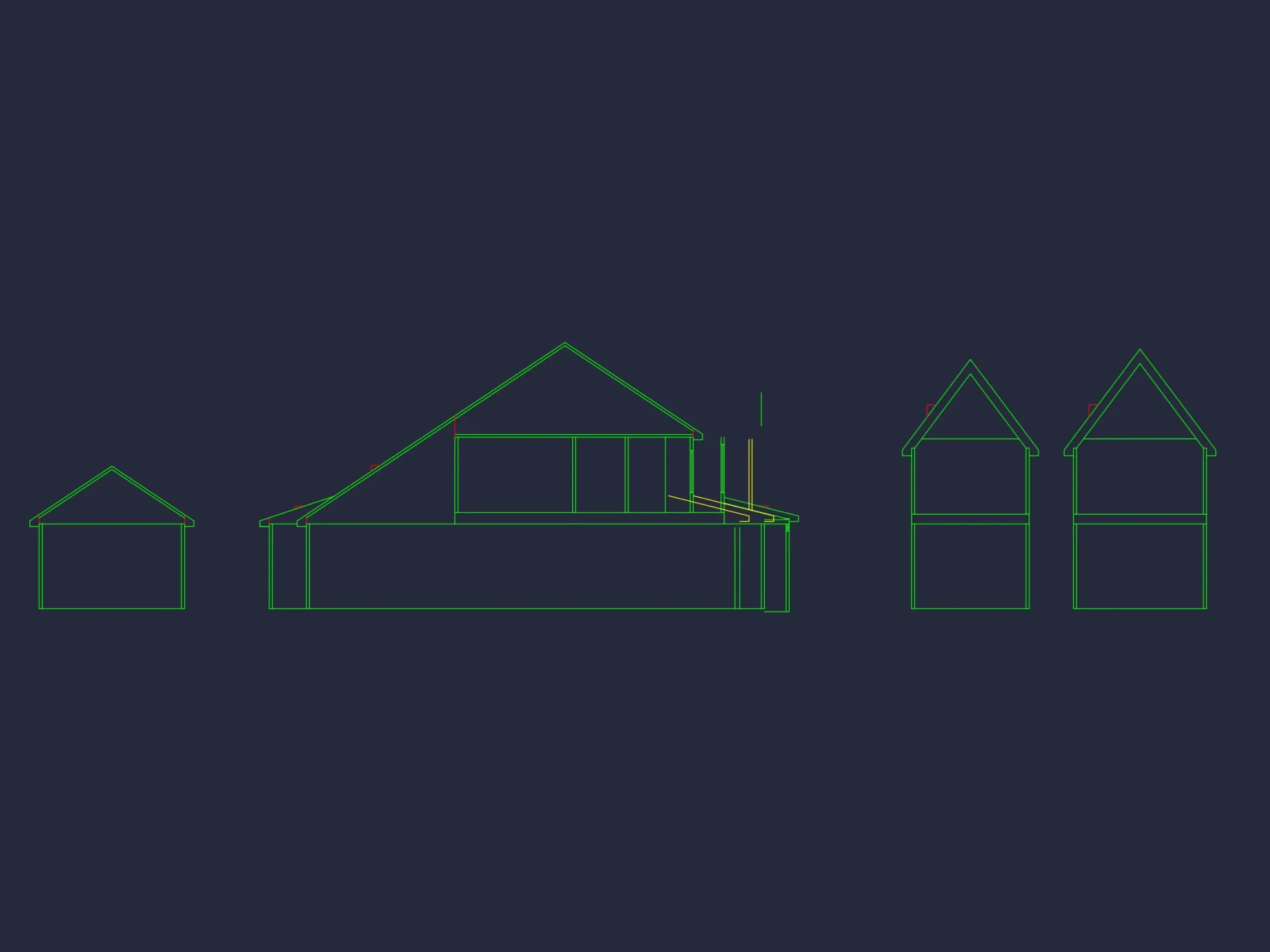 Charming 2-Story house Plan with CAD Designs and Blueprints