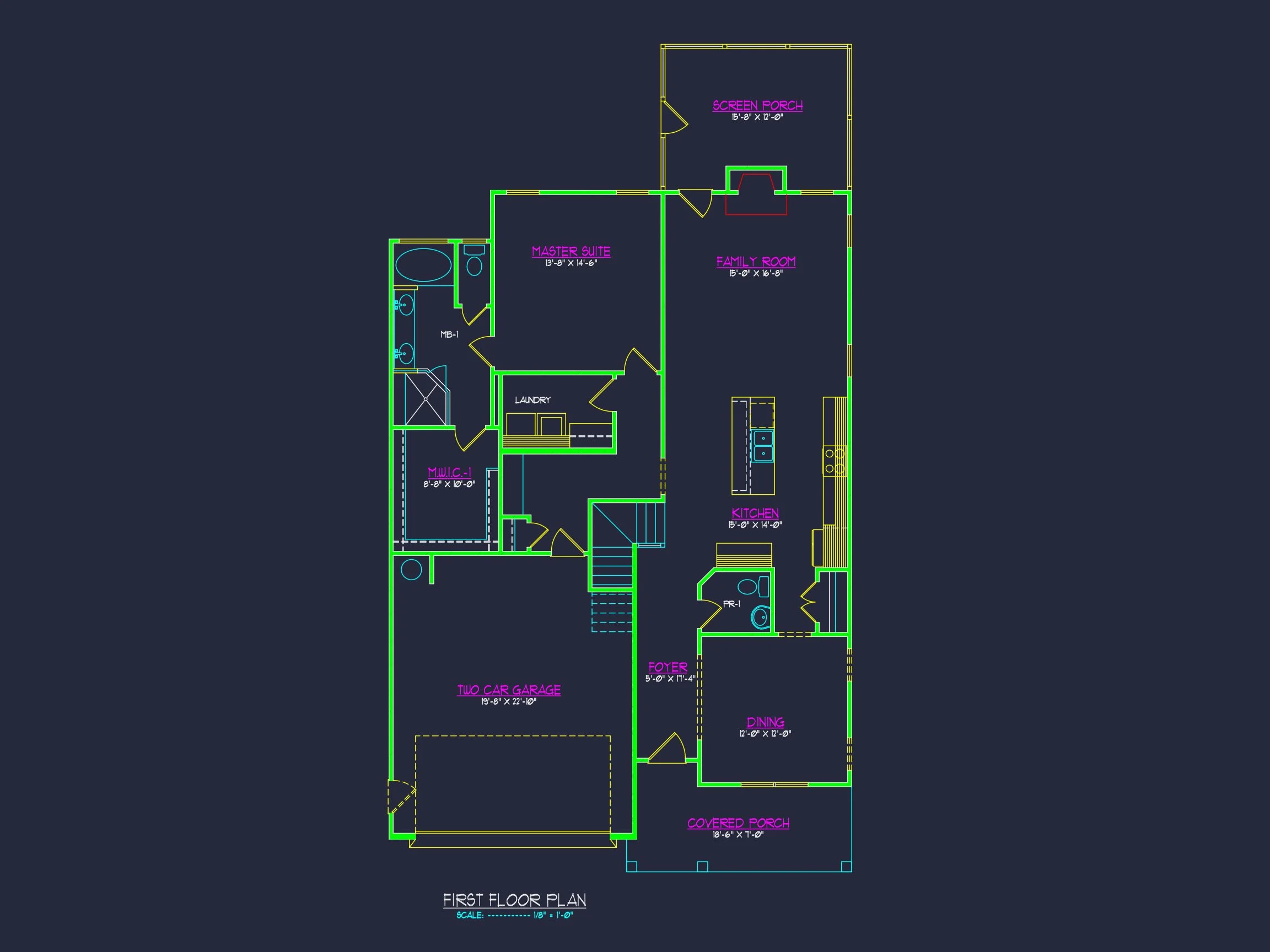 20-1952 HOUSE PLAN - Charming 2-Story House Plan with CAD Designs and Blueprints 6 Charming 2-Story house Plan with CAD Designs and Blueprints