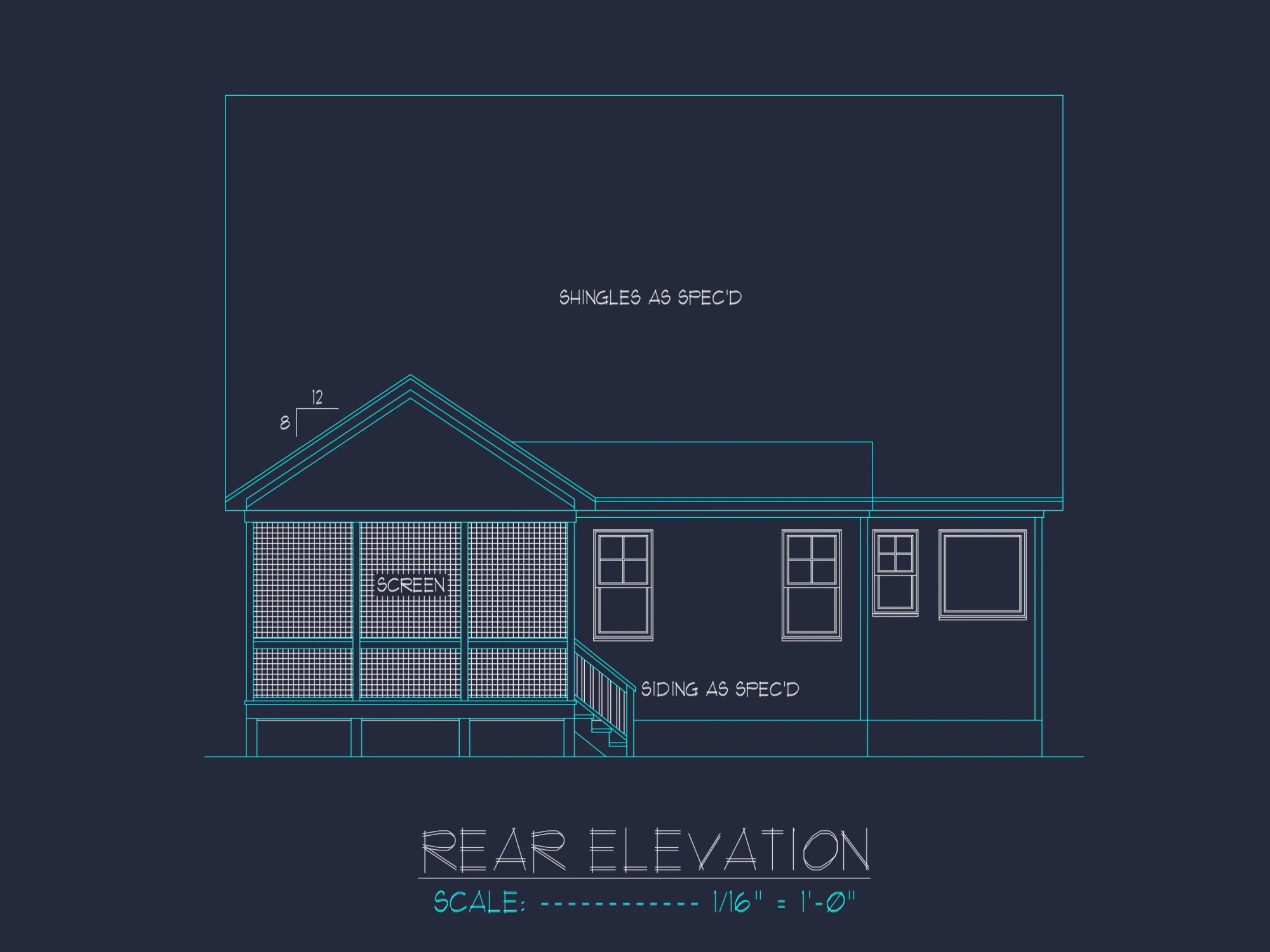 Charming 2-Story house Plan with CAD Designs and Blueprints