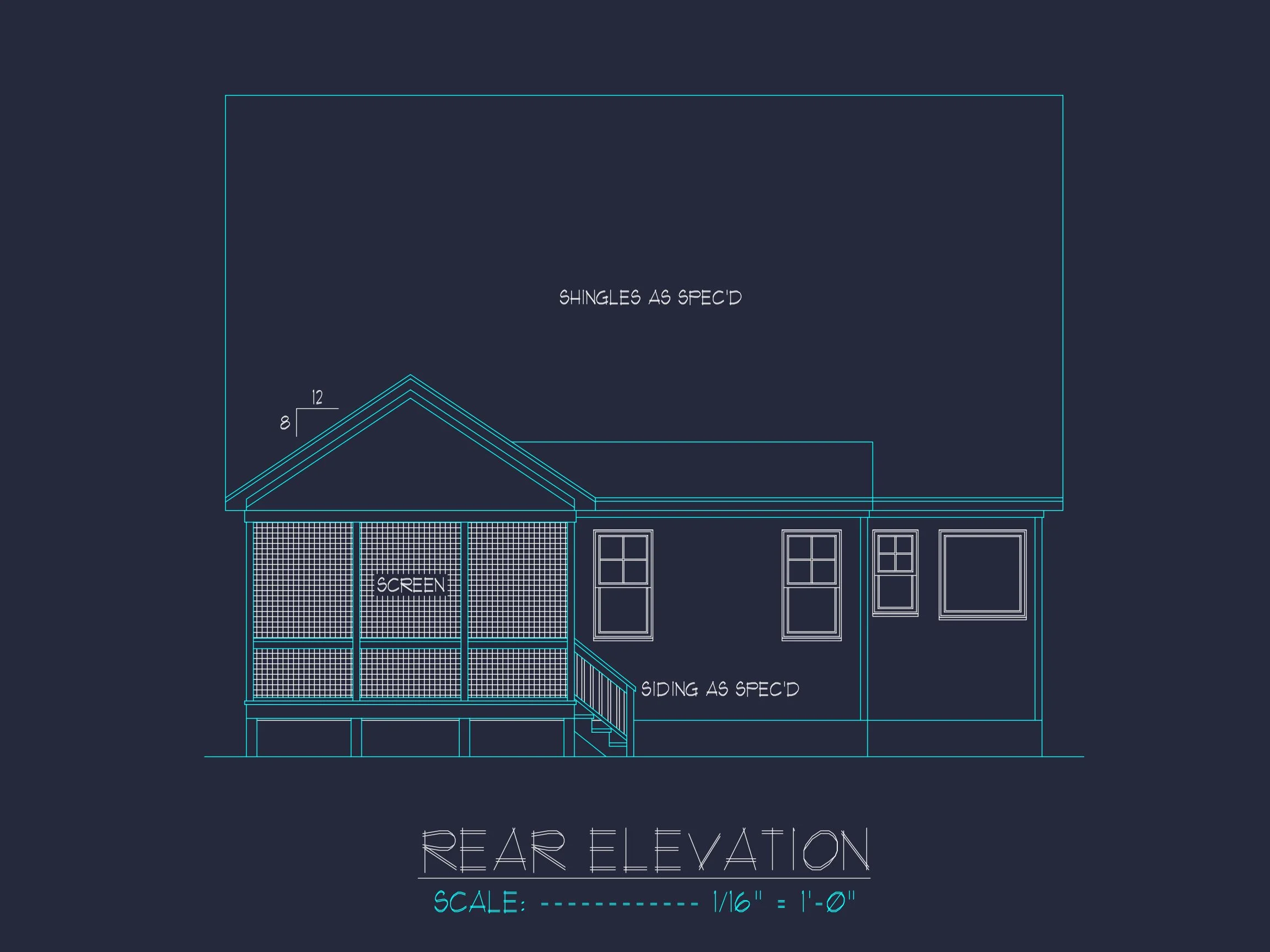 20-1952 HOUSE PLAN - Charming 2-Story House Plan with CAD Designs and Blueprints 4 Charming 2-Story house Plan with CAD Designs and Blueprints