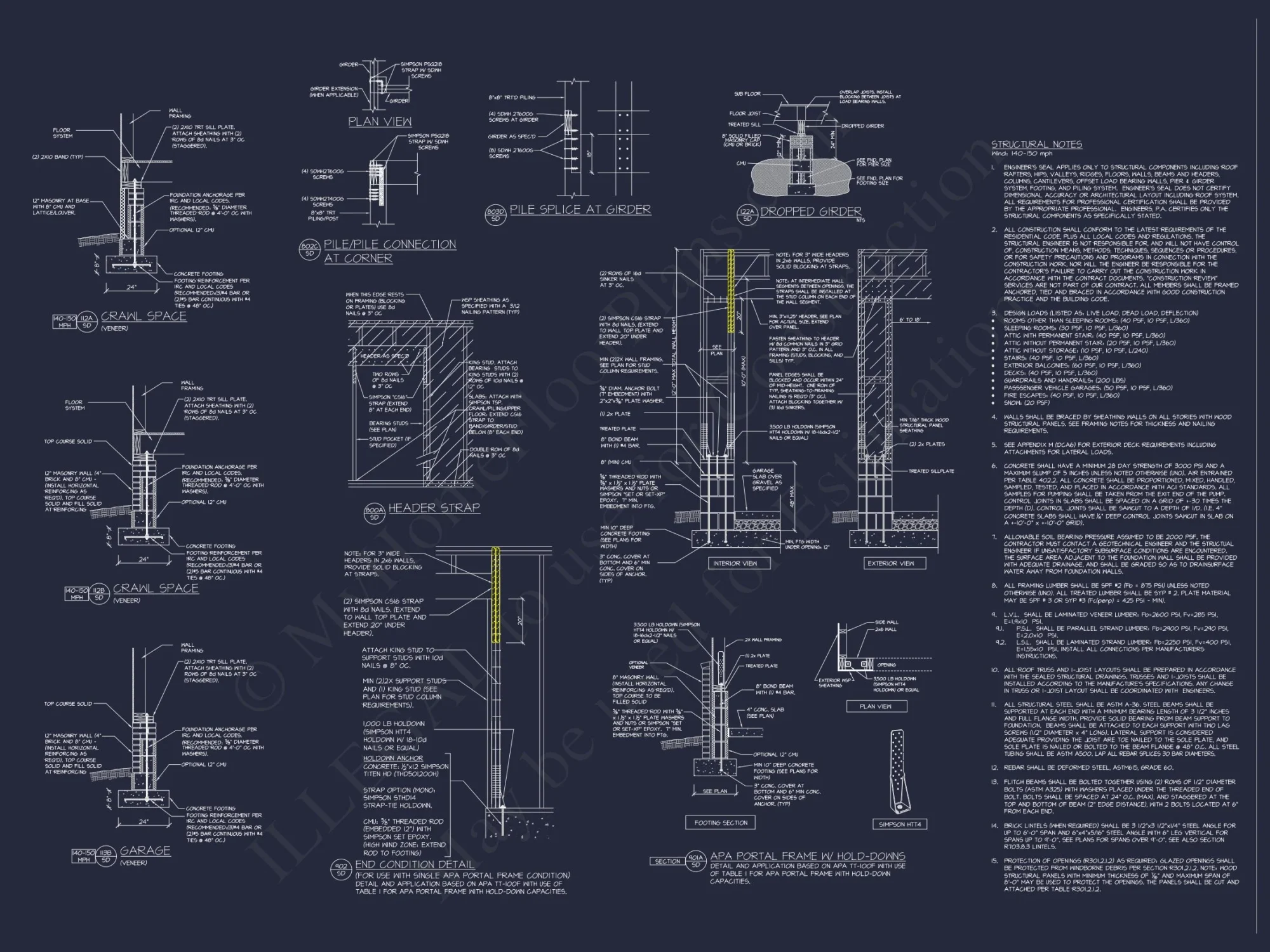 Modern house Plan with Detailed CAD Blueprint and Architecture