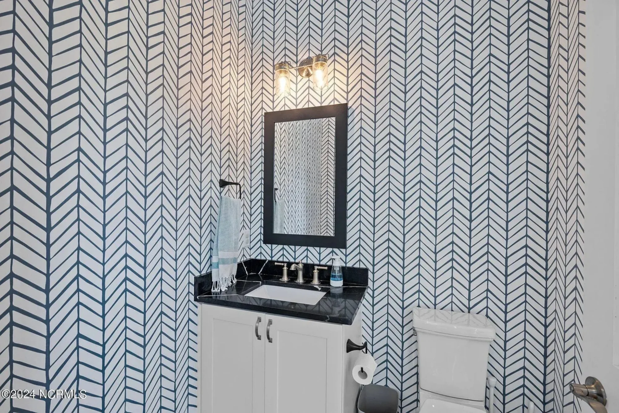 Modern house Plan with Detailed CAD Blueprint and Architecture