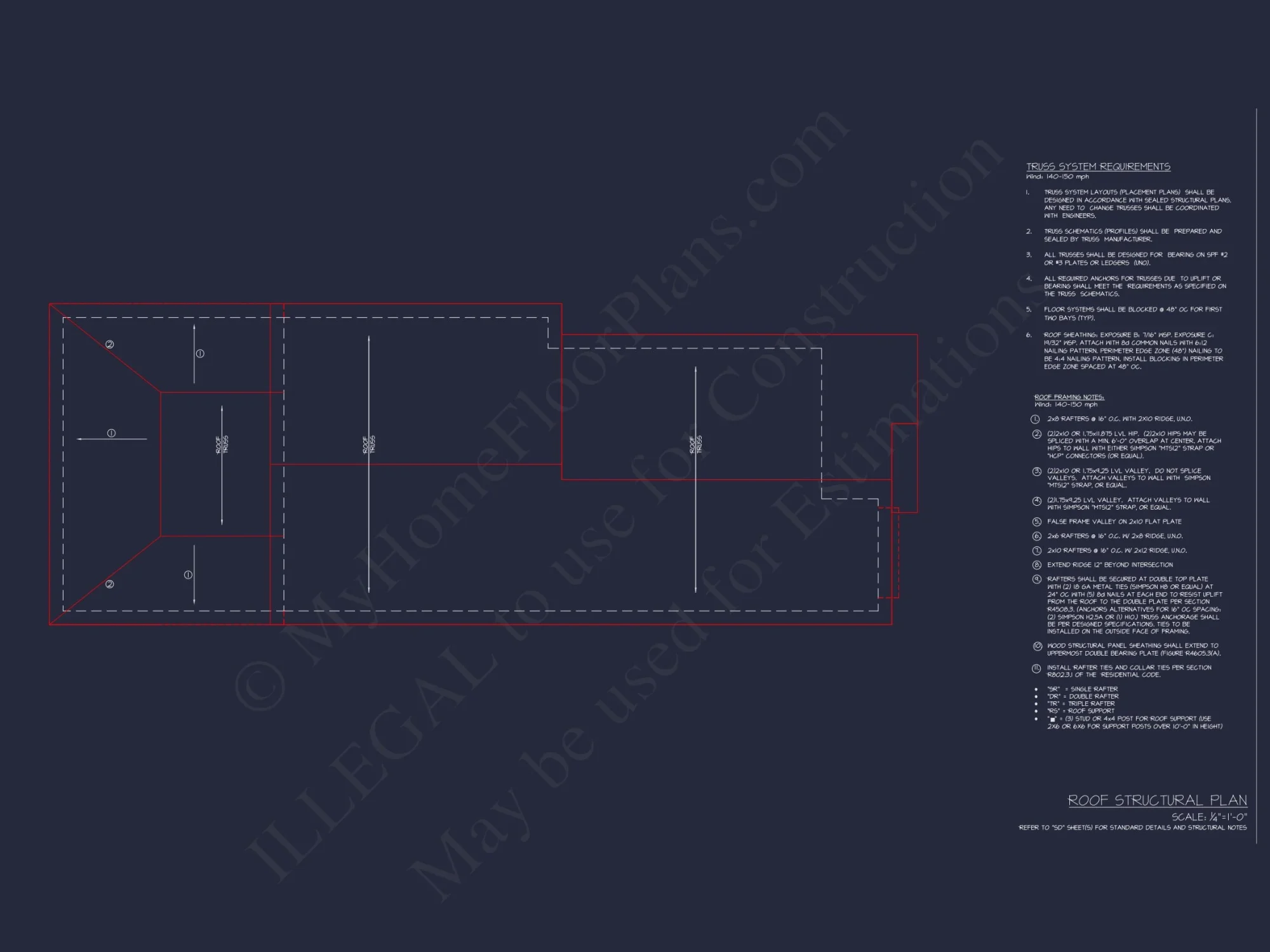 Modern 2-Story house Plan with CAD Blueprint & Designs