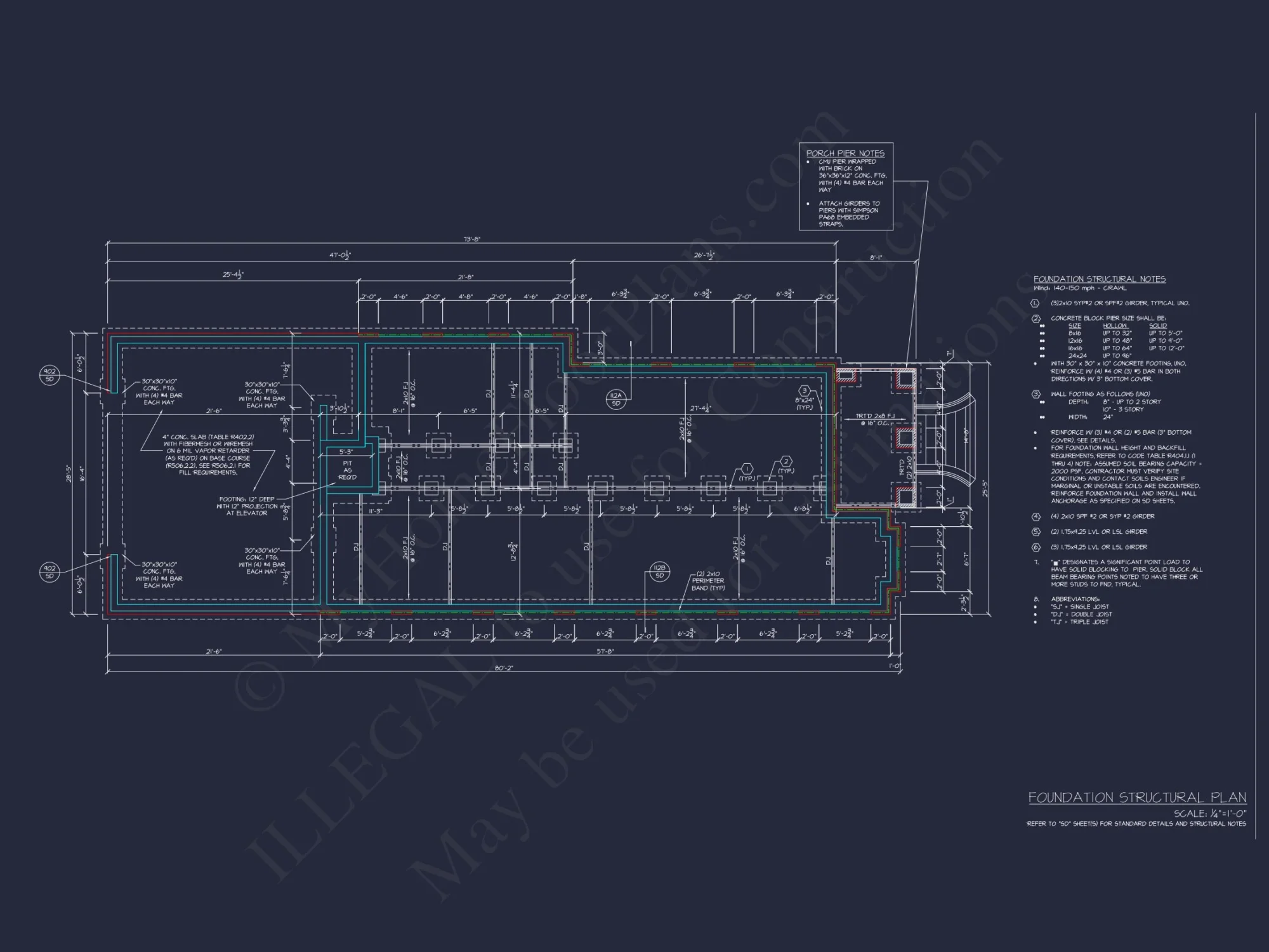 Modern 2-Story house Plan with CAD Blueprint & Designs