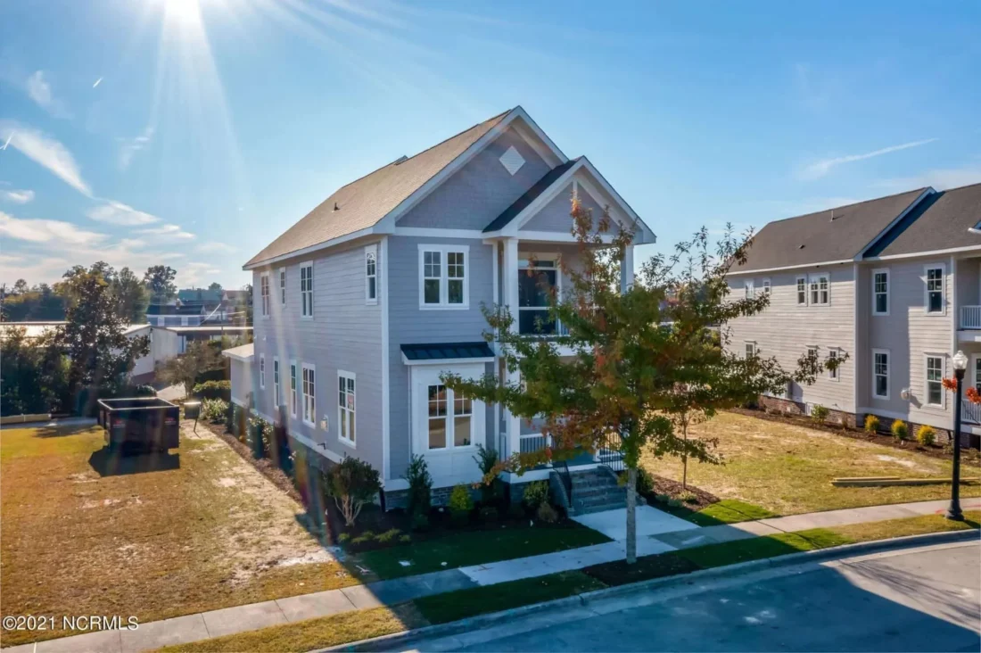 Modern 2-Story house Plan with CAD Blueprint & Designs