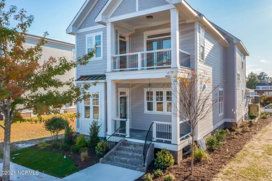 Modern 2-Story house Plan with CAD Blueprint & Designs