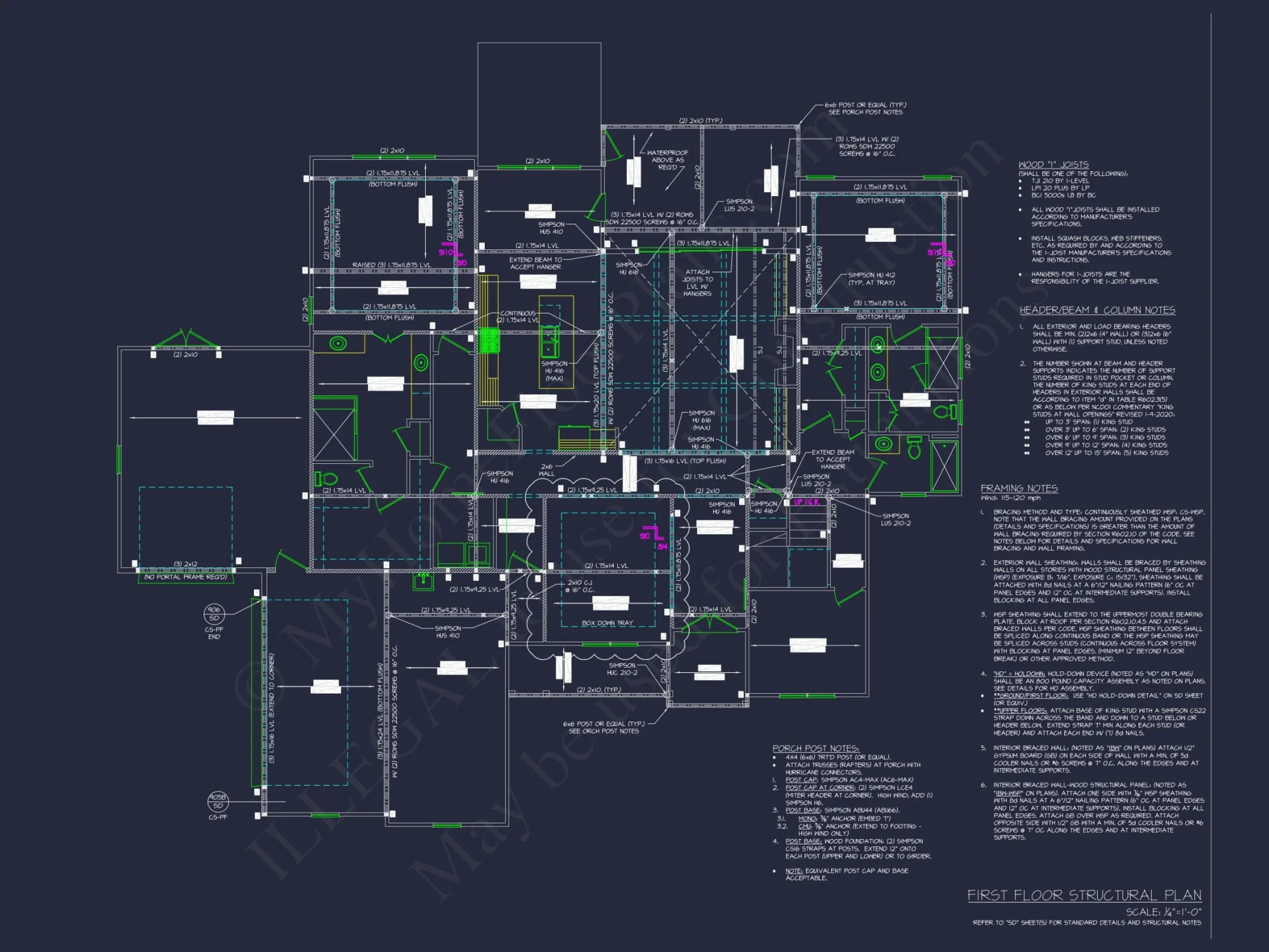 Beautiful house Floor Plan with CAD Architecture and Designs