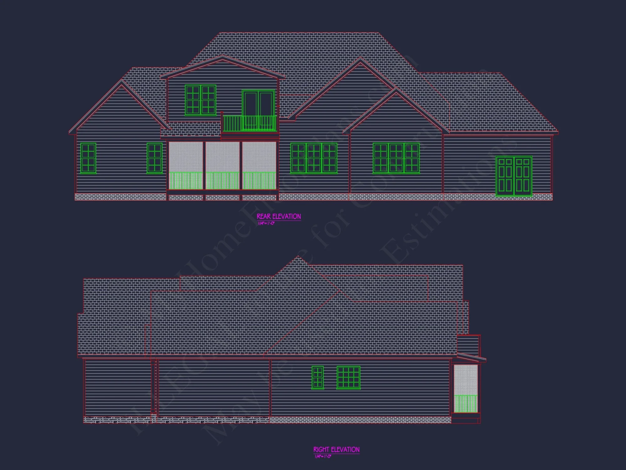 Beautiful house Floor Plan with CAD Architecture and Designs