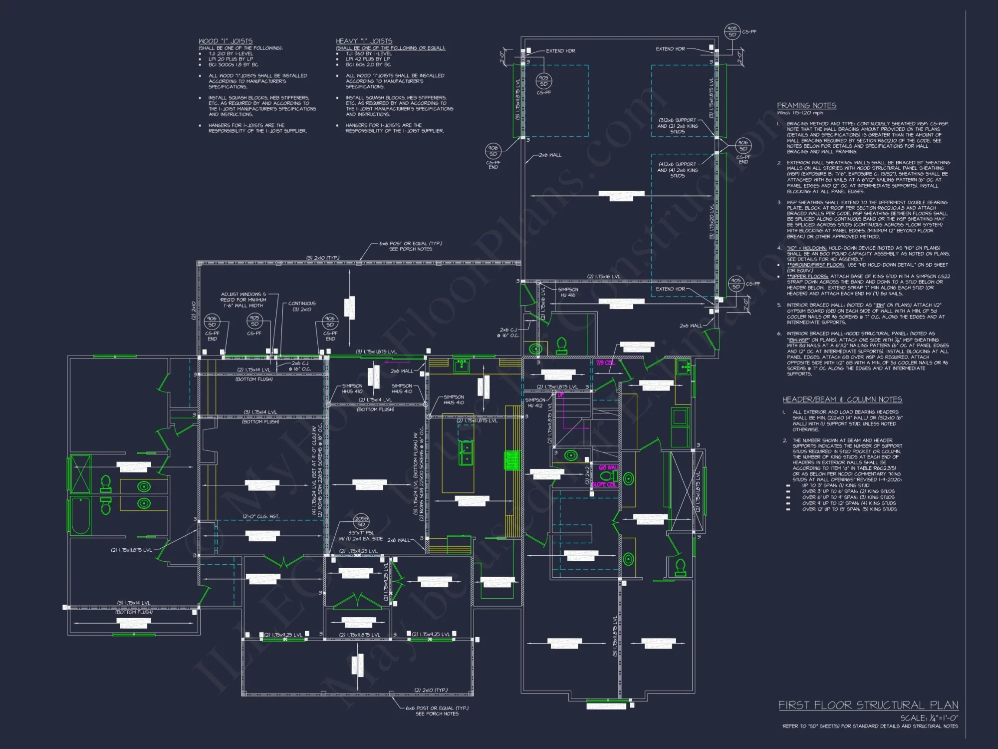 Spacious house Plan with 1.5 Floors, CAD Design & Features
