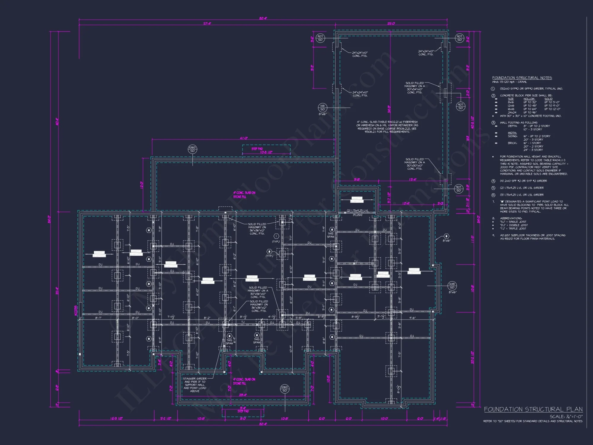 Spacious house Plan with 1.5 Floors, CAD Design & Features