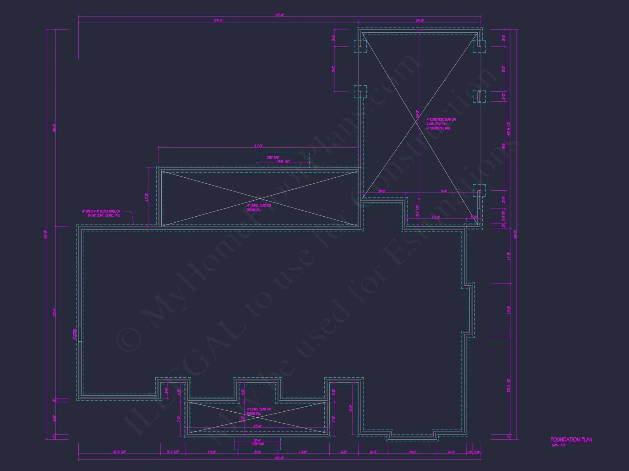 Spacious house Plan with 1.5 Floors, CAD Design & Features