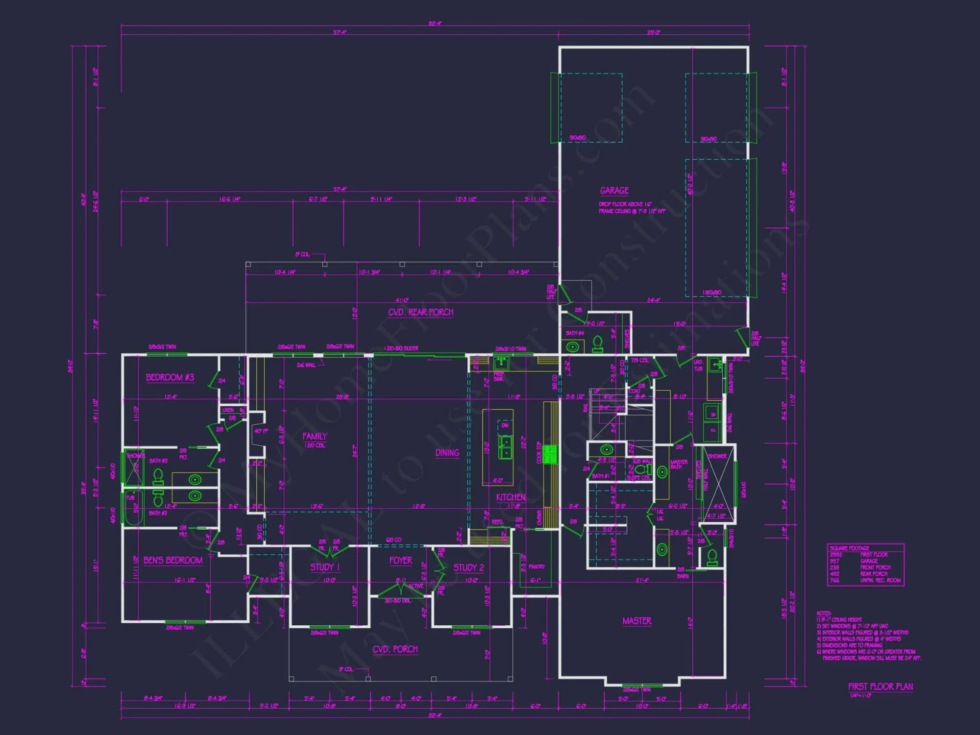 Spacious house Plan with 1.5 Floors, CAD Design & Features