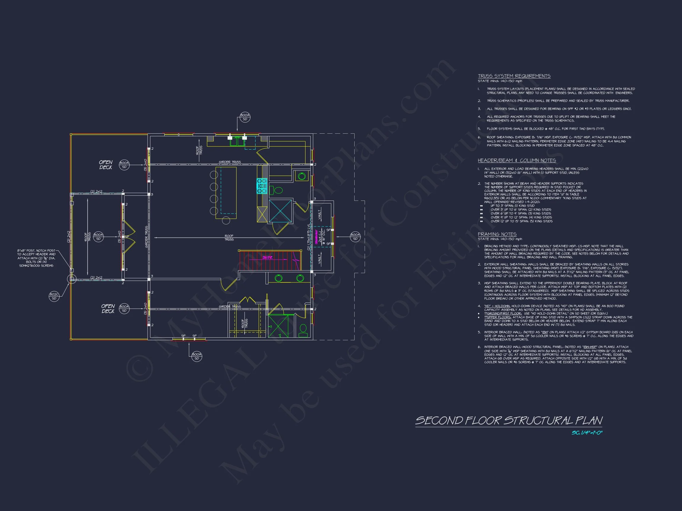Stunning 2-Story house Plan with Coastal Designs & Blueprint
